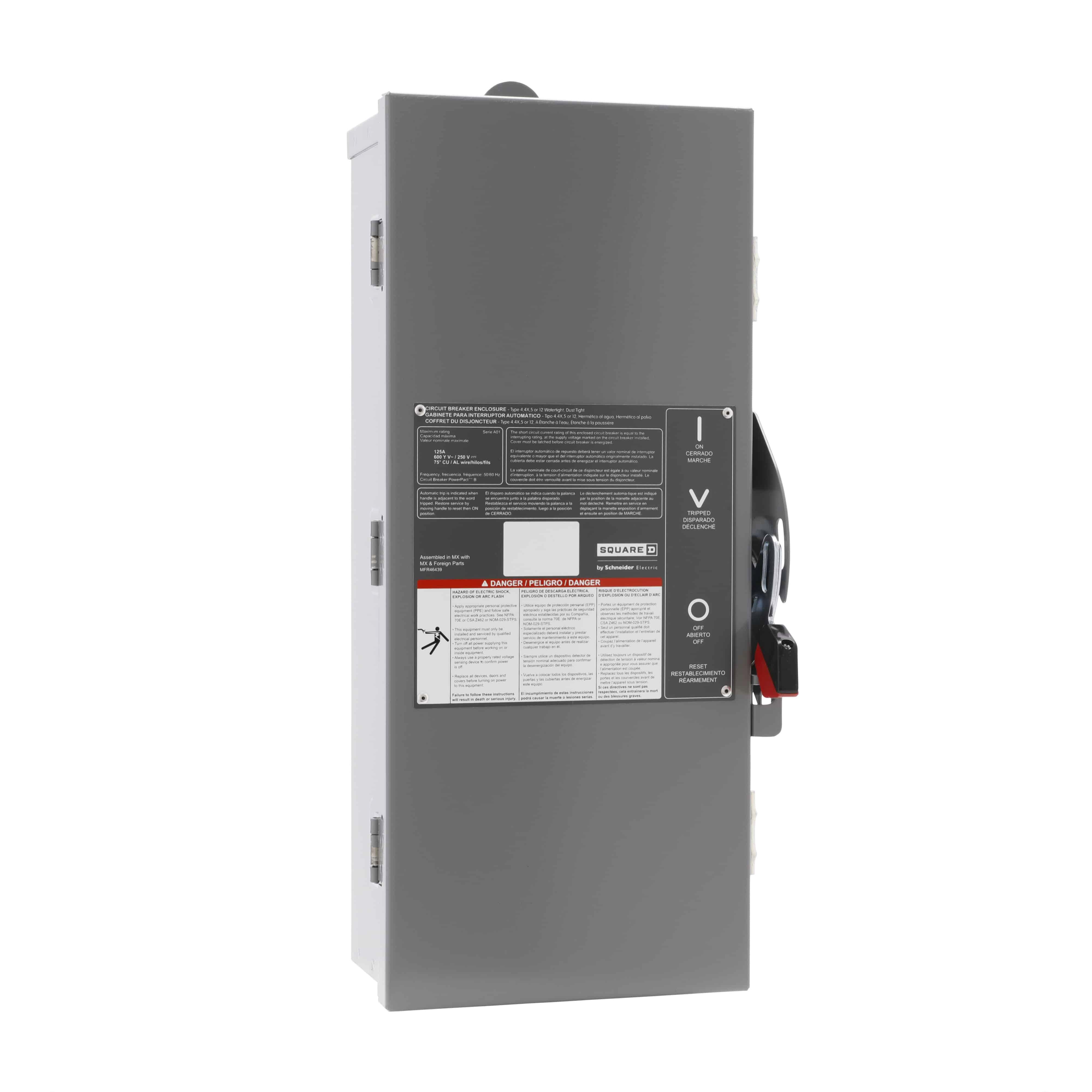 Square D™ B125AWK Circuit Breaker Enclosures