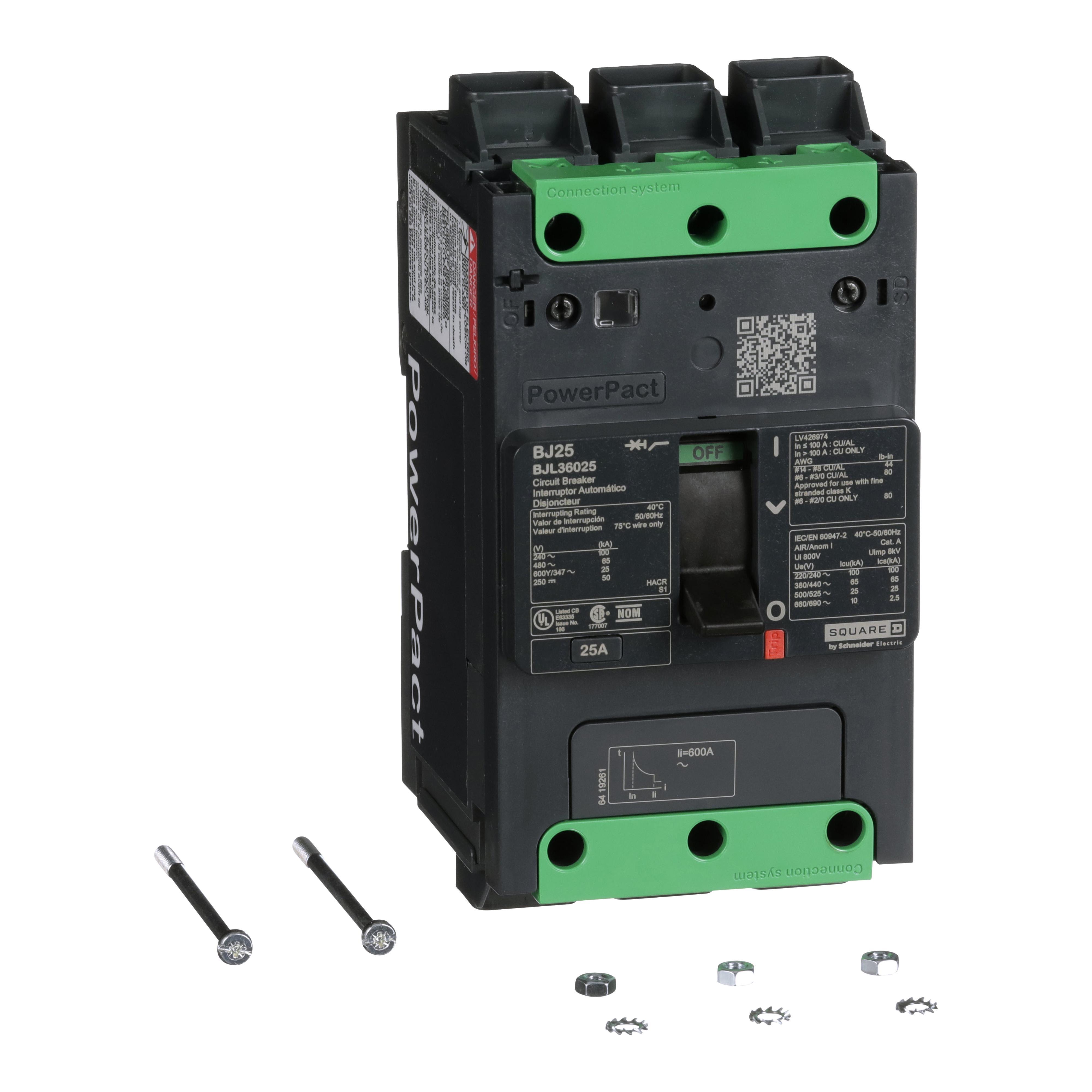 Square D™ BJL36025 Molded Case Circuit Breakers