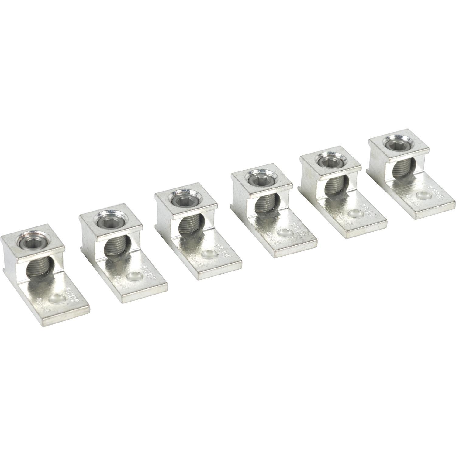 Square D™ CL20F Lug Kit With 350 kcmil Lug, For Use With F Series 200 A Safety Switch, (6) Device, Copper