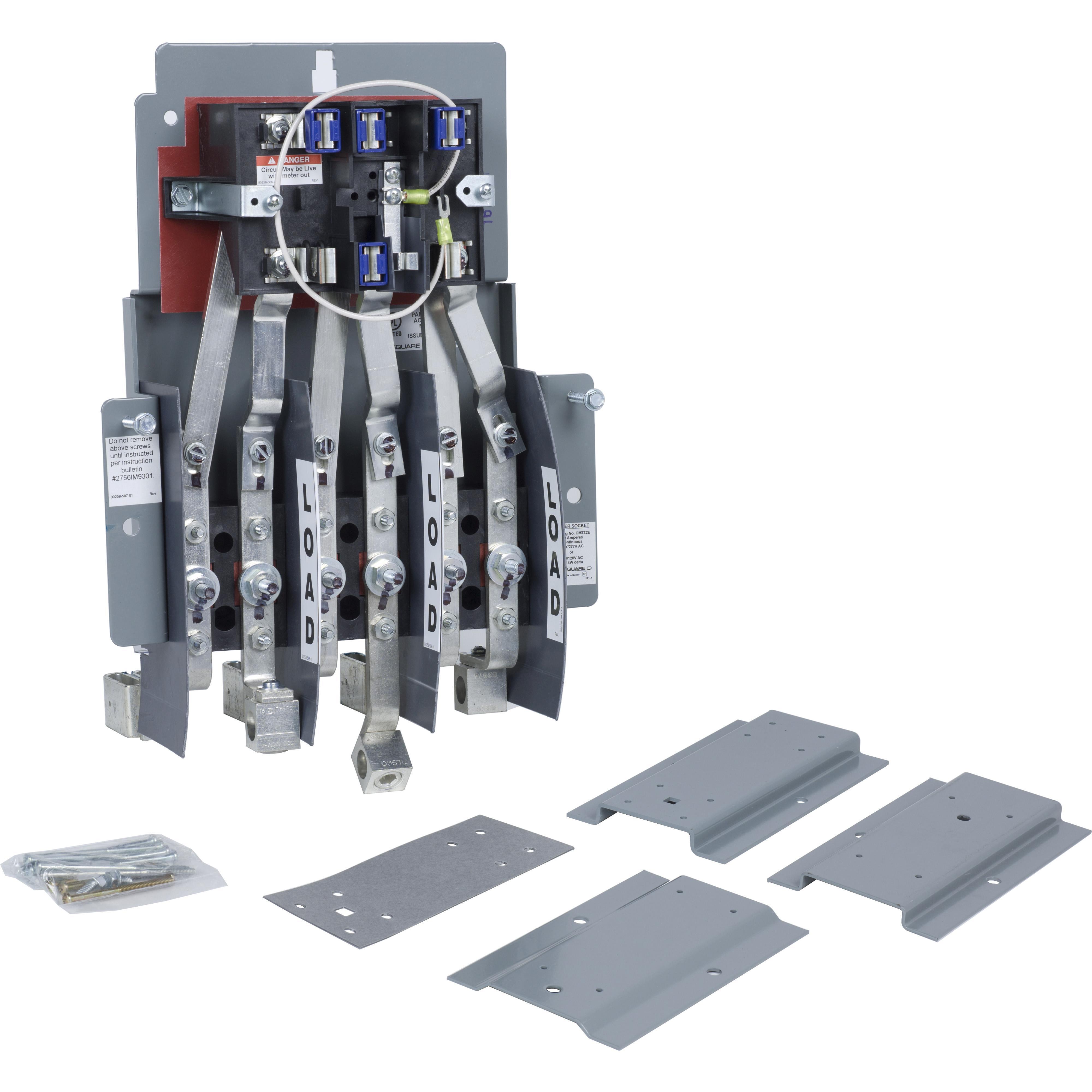 Square D™ CM732E Meter Sockets - Single Position