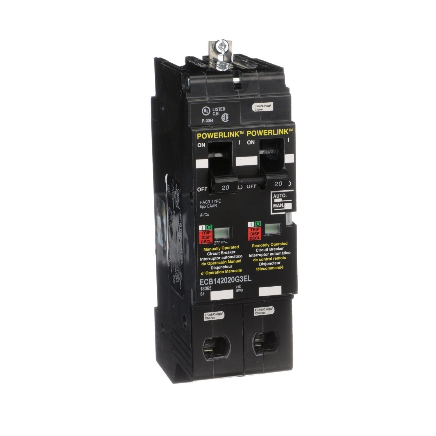 Square D™ ECB142020G3EL Lighting Panel Circuit Breakers