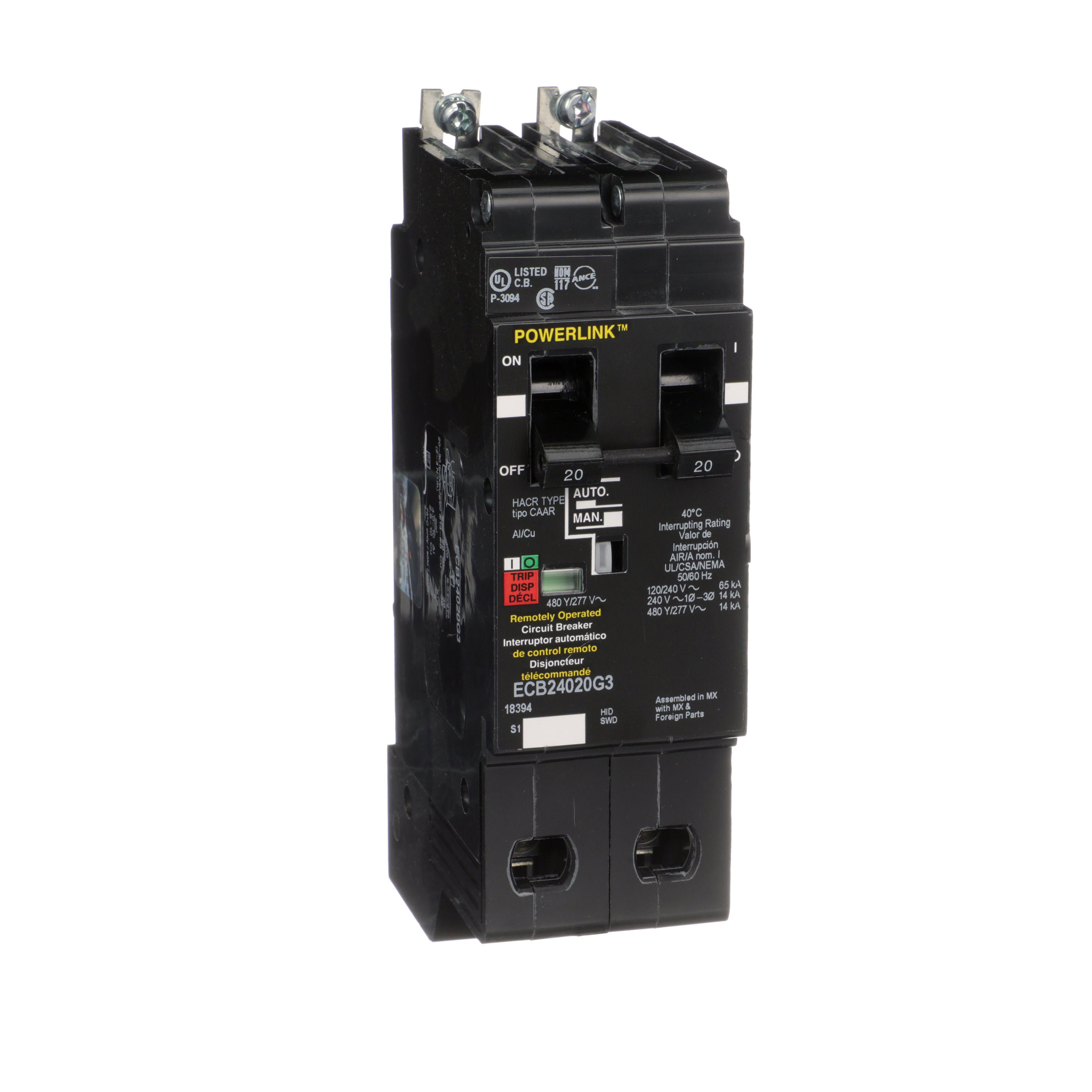 Square D™ ECB24020G3 Lighting Panel Circuit Breakers