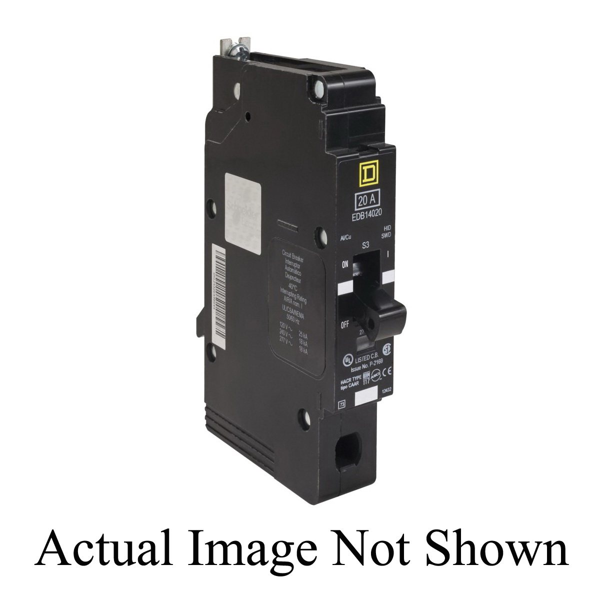 Square D™ EDB14070SA Lighting Panel Circuit Breakers