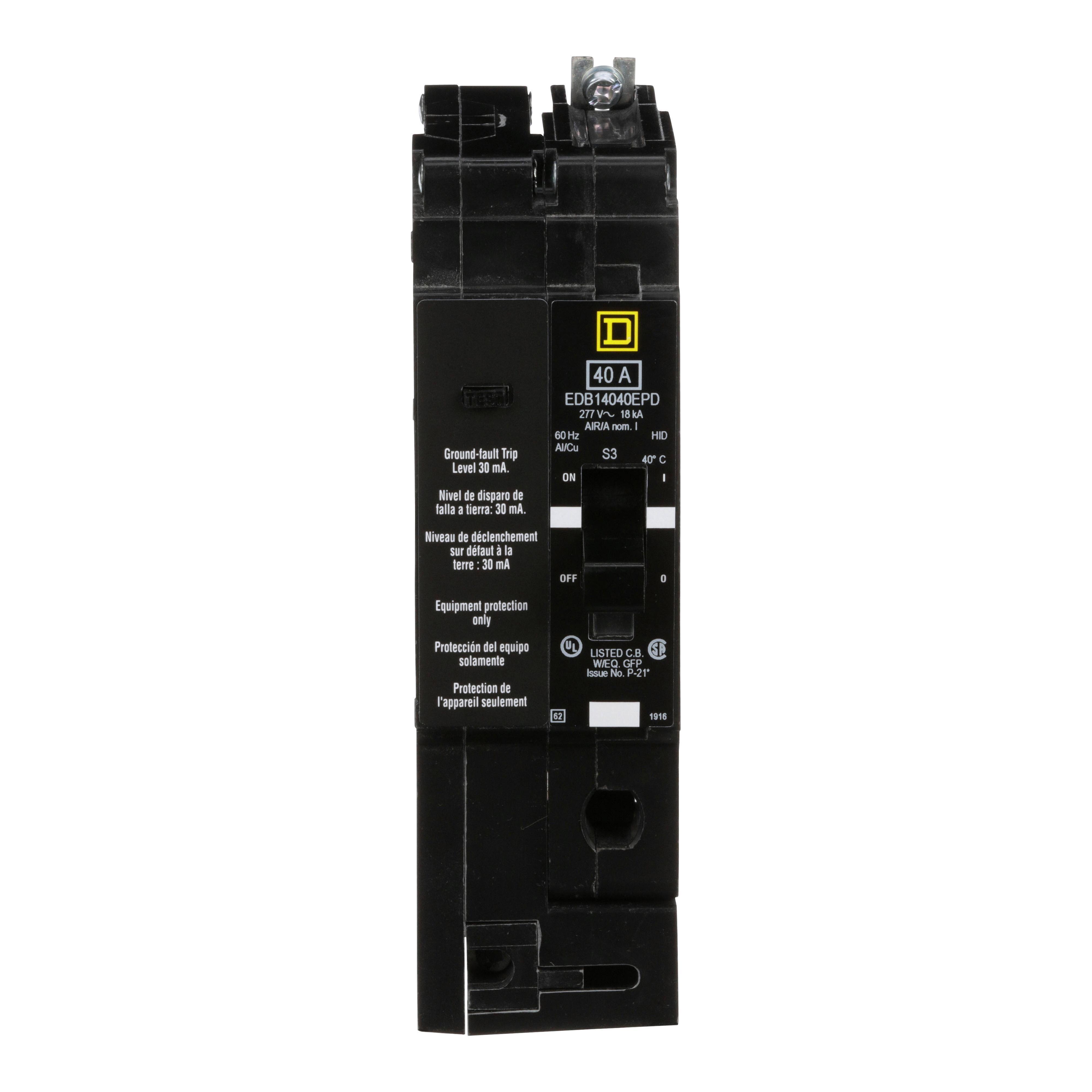 Square D™ EDB14040EPD Lighting Panel Circuit Breakers