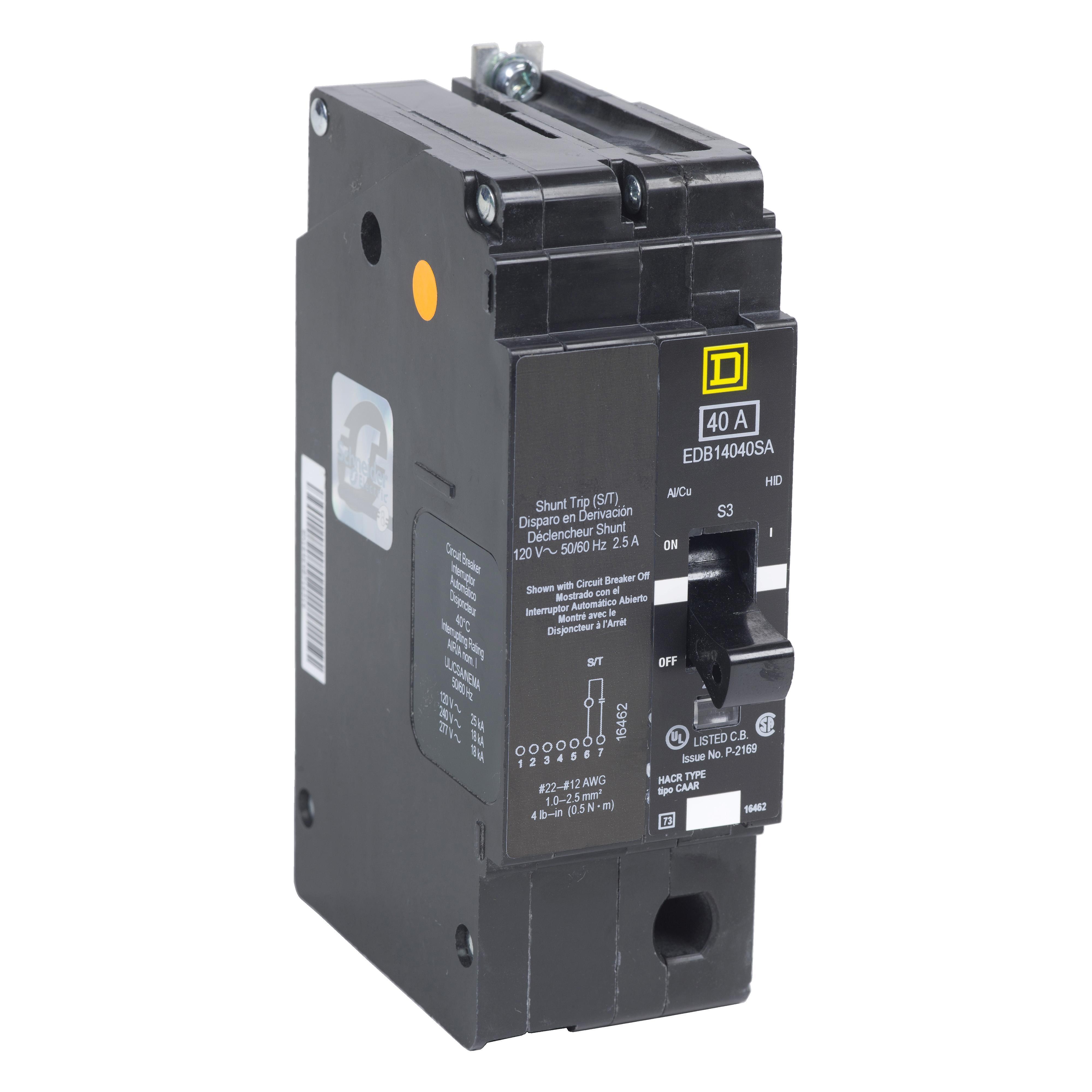 Square D™ EDB14040SA Lighting Panel Circuit Breakers