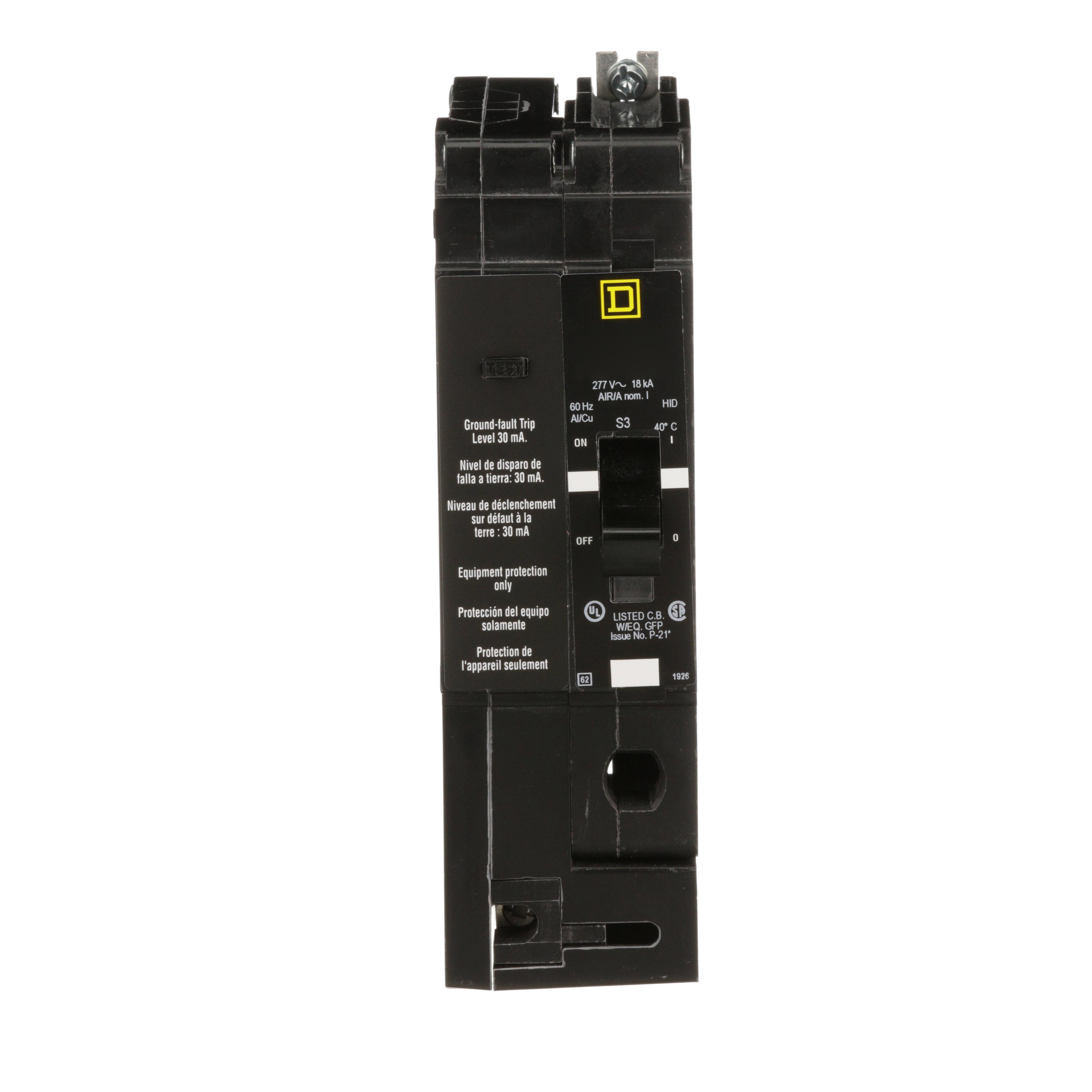 Square D™ EDB14015EPD Ground-Fault Circuit Breakers