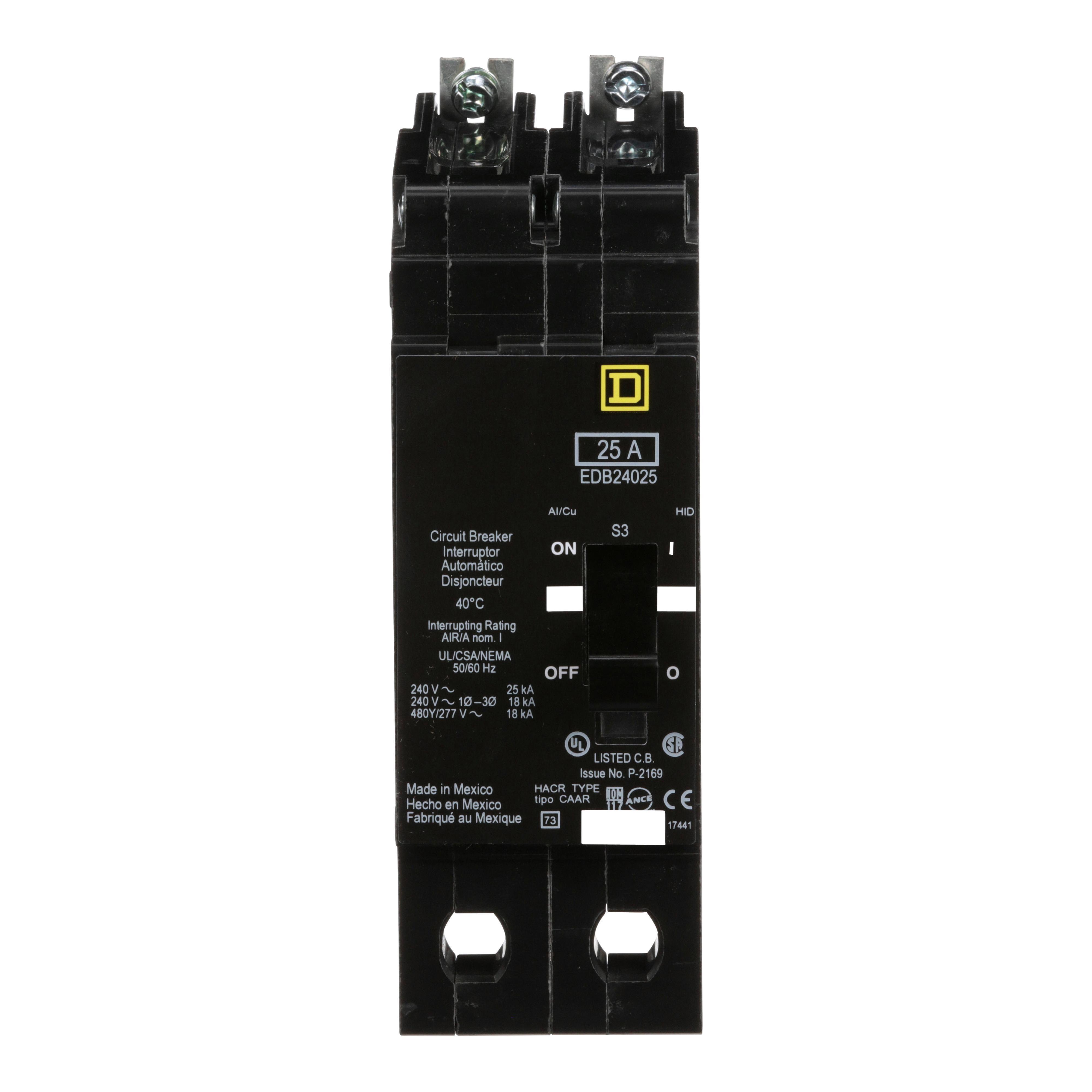 Square D™ EDB24025 Miniature Circuit Breakers