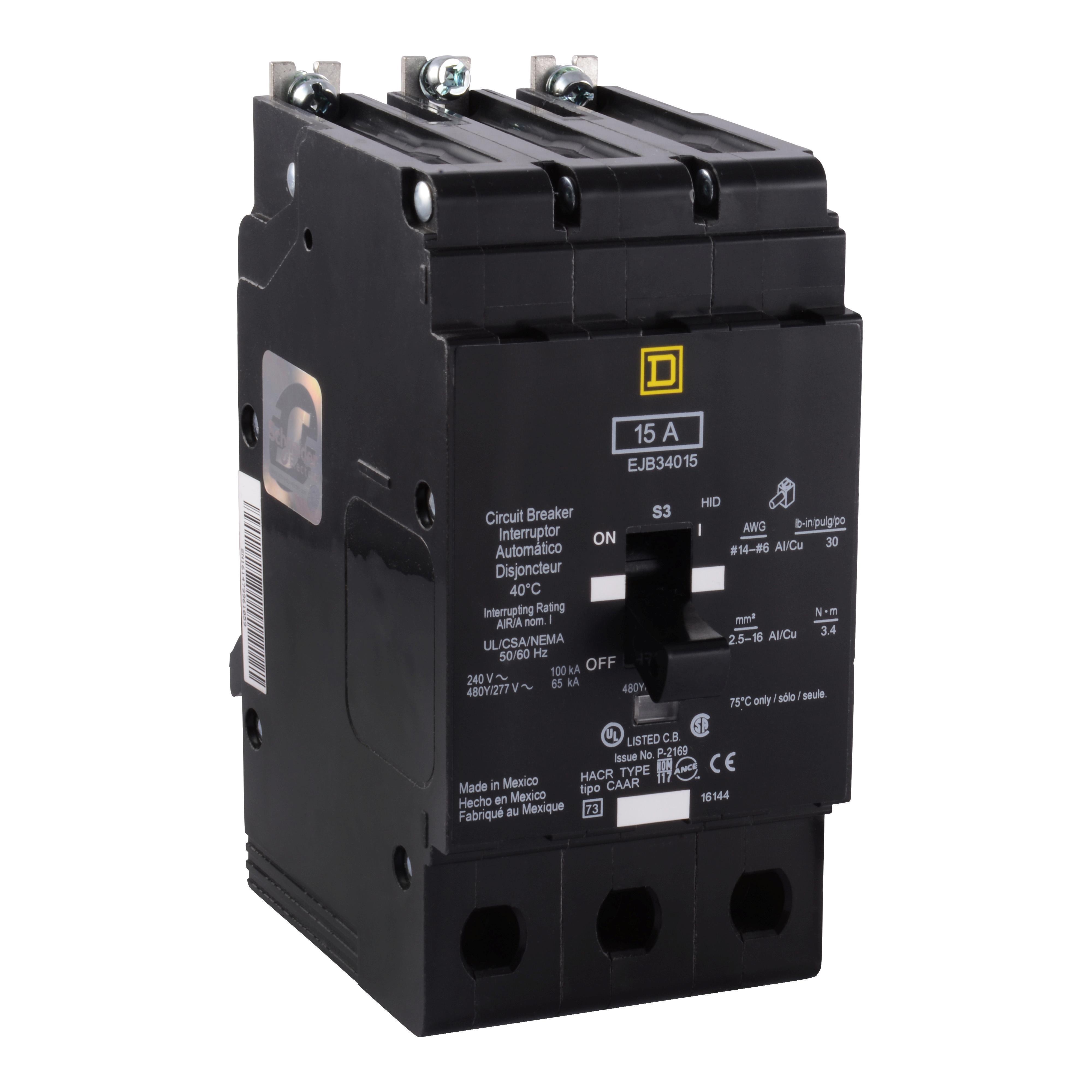 Square D™ EDB34025CA Automotive Mini Circuit Breakers