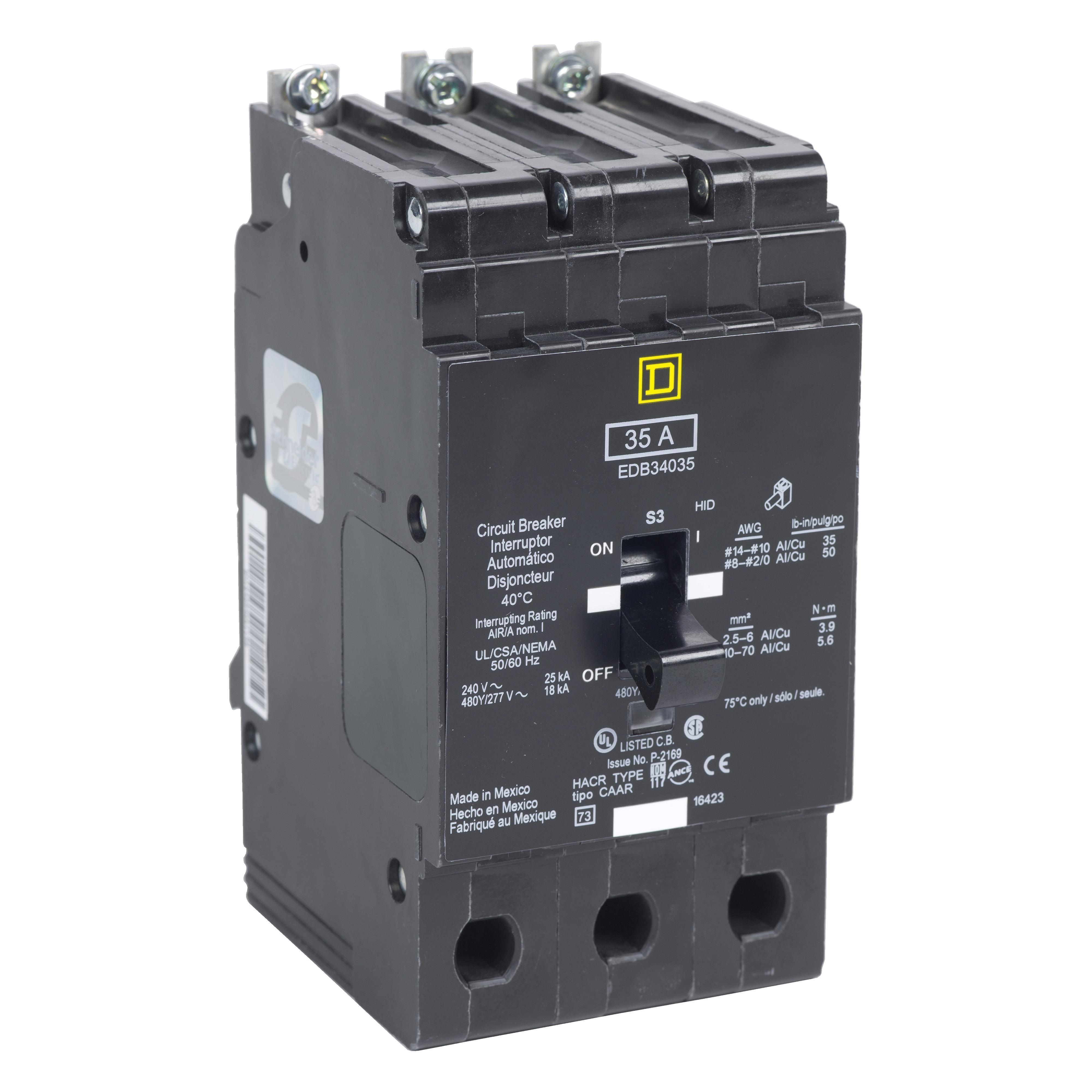 Square D™ EDB34040CA Lighting Panel Circuit Breakers
