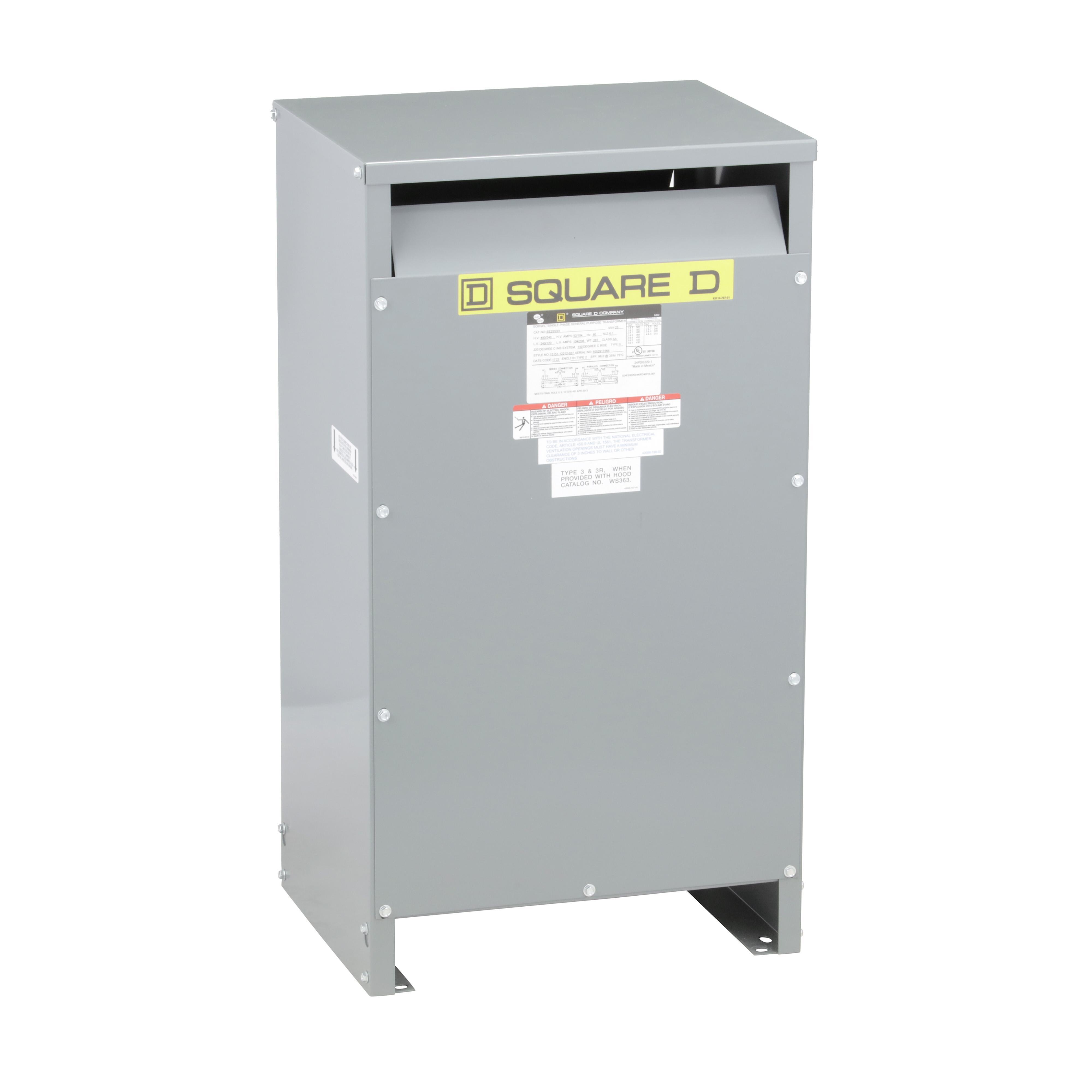 Square D™ EE25S3H Isolation Transformers