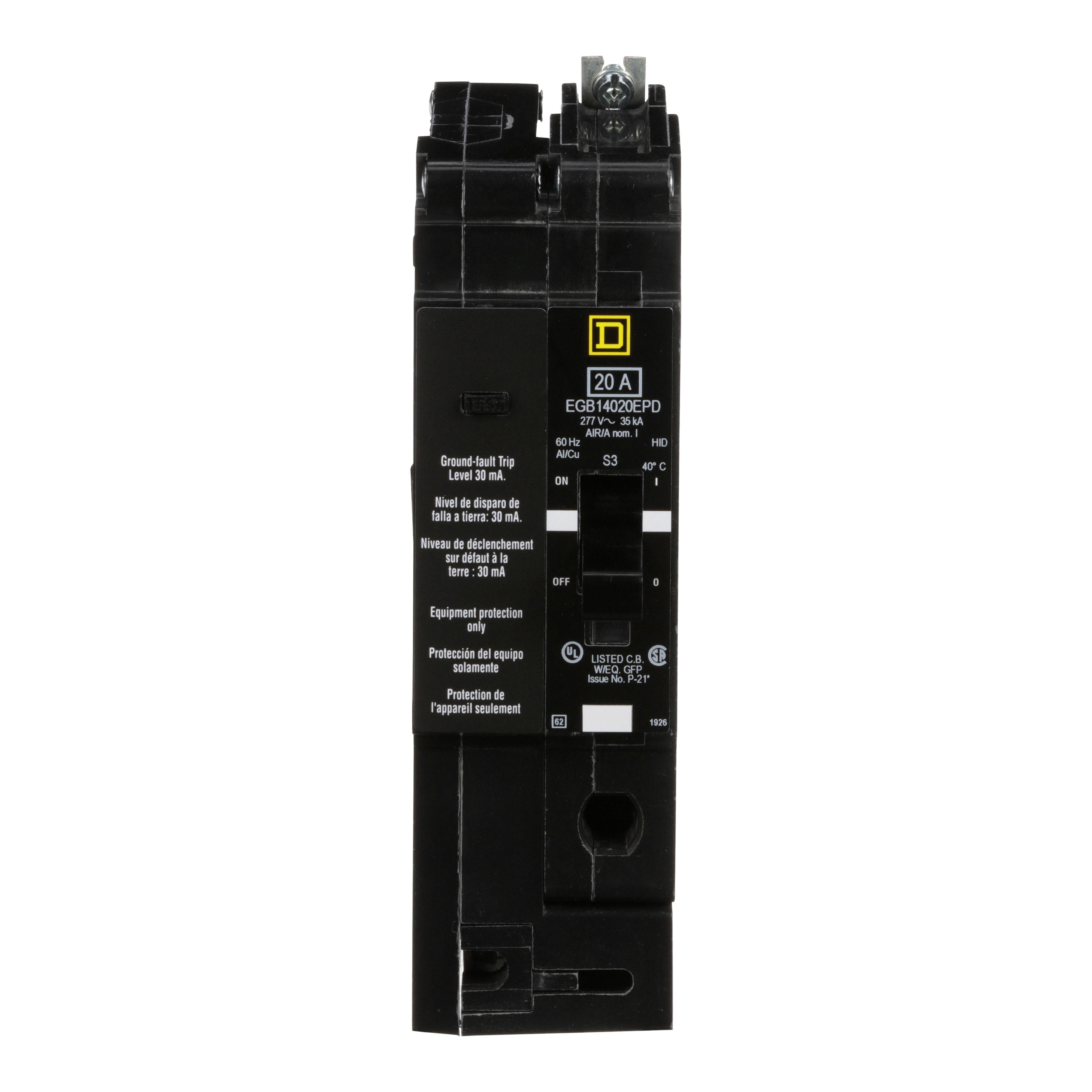 Square D™ EGB14020EPD Ground-Fault Circuit Breakers