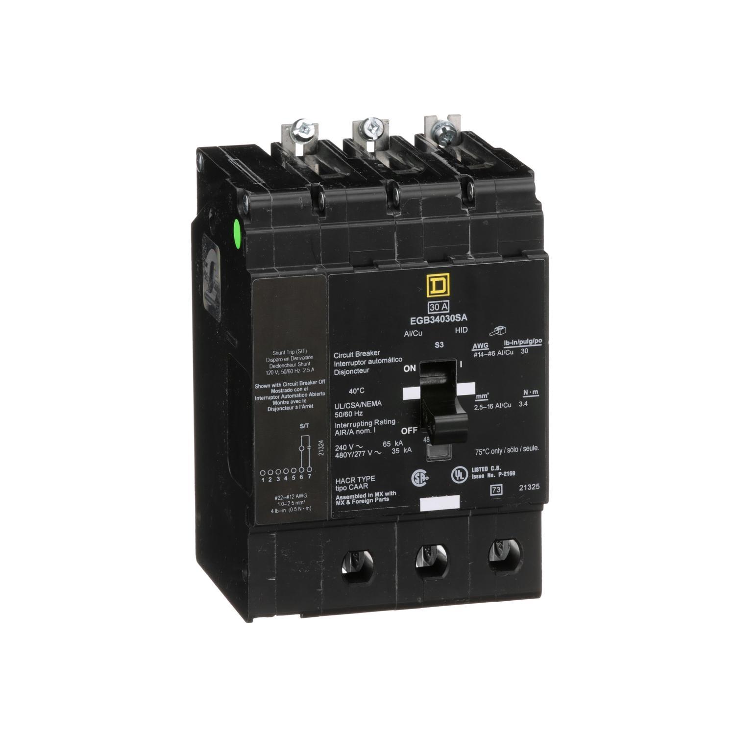 Square D™ EGB34030SA Lighting Panel Circuit Breakers
