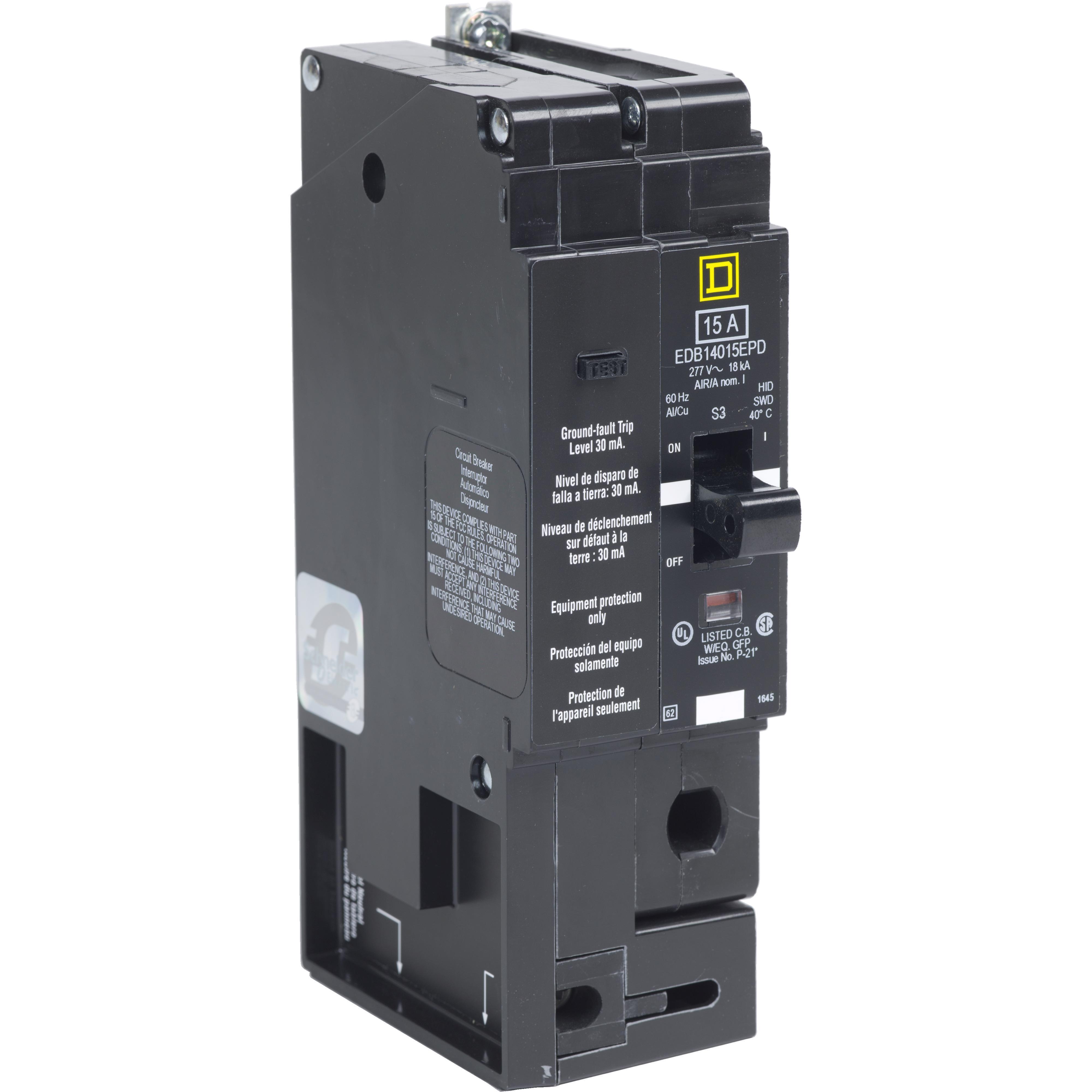 Square D™ EJB14015EPD Miniature Circuit Breakers