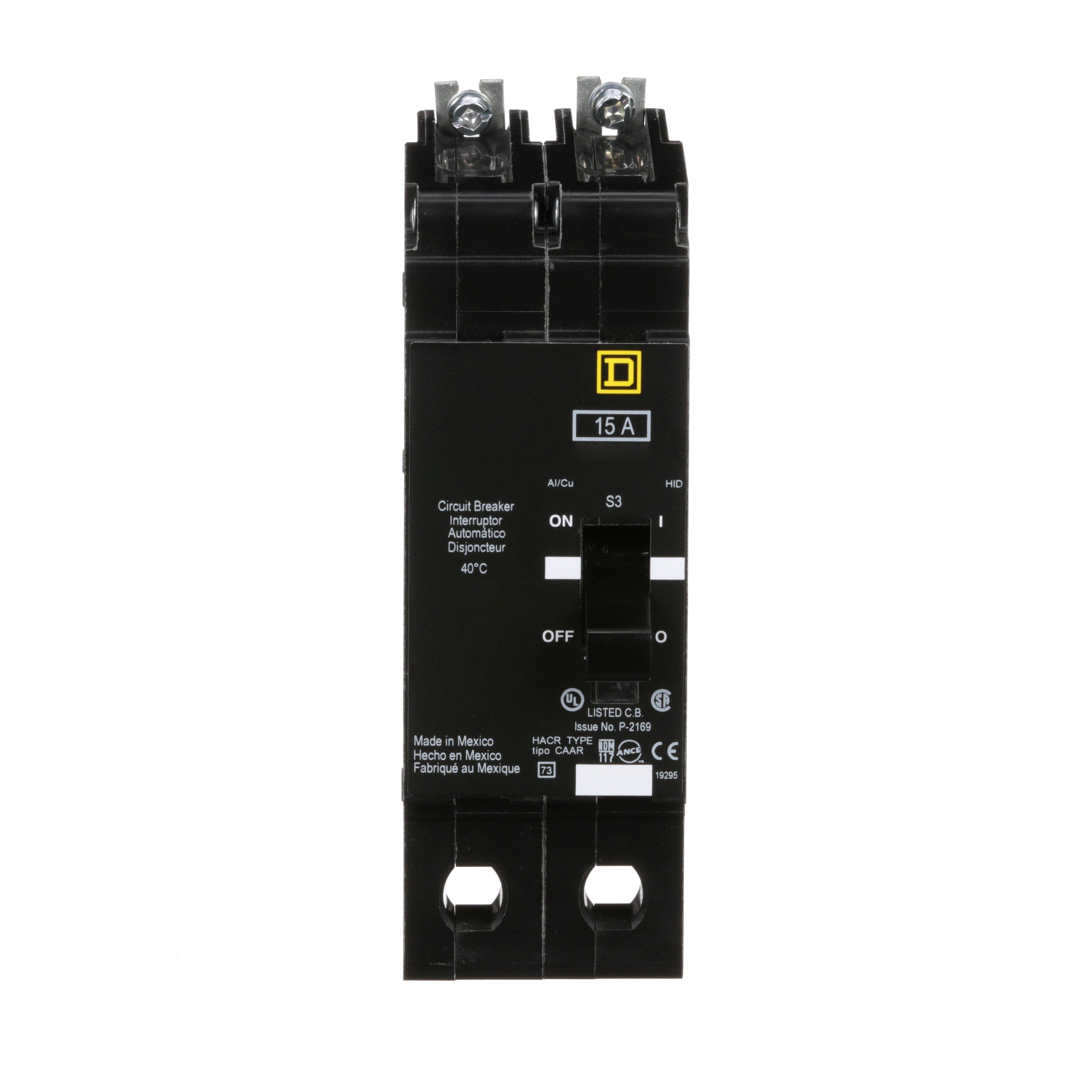 Square D™ EJB24015 Miniature Circuit Breakers