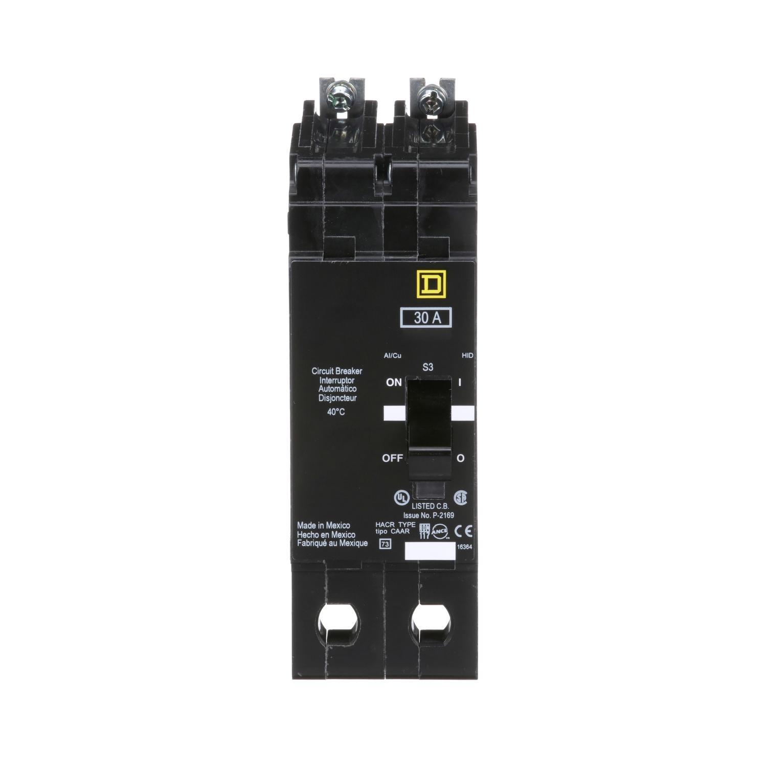 Square D™ EJB24030 Miniature Circuit Breakers