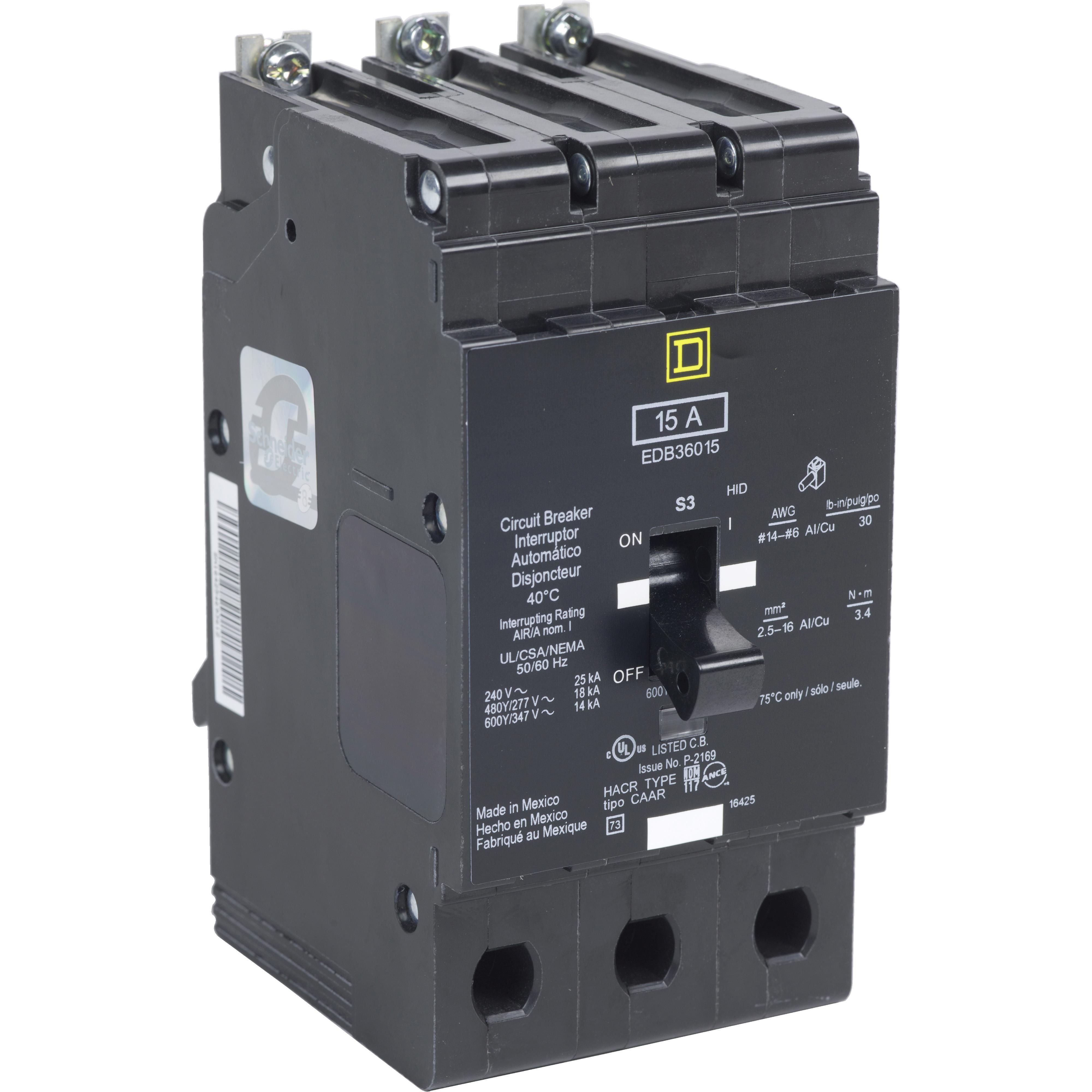 Square D™ EJB36025 Lighting Panel Circuit Breakers