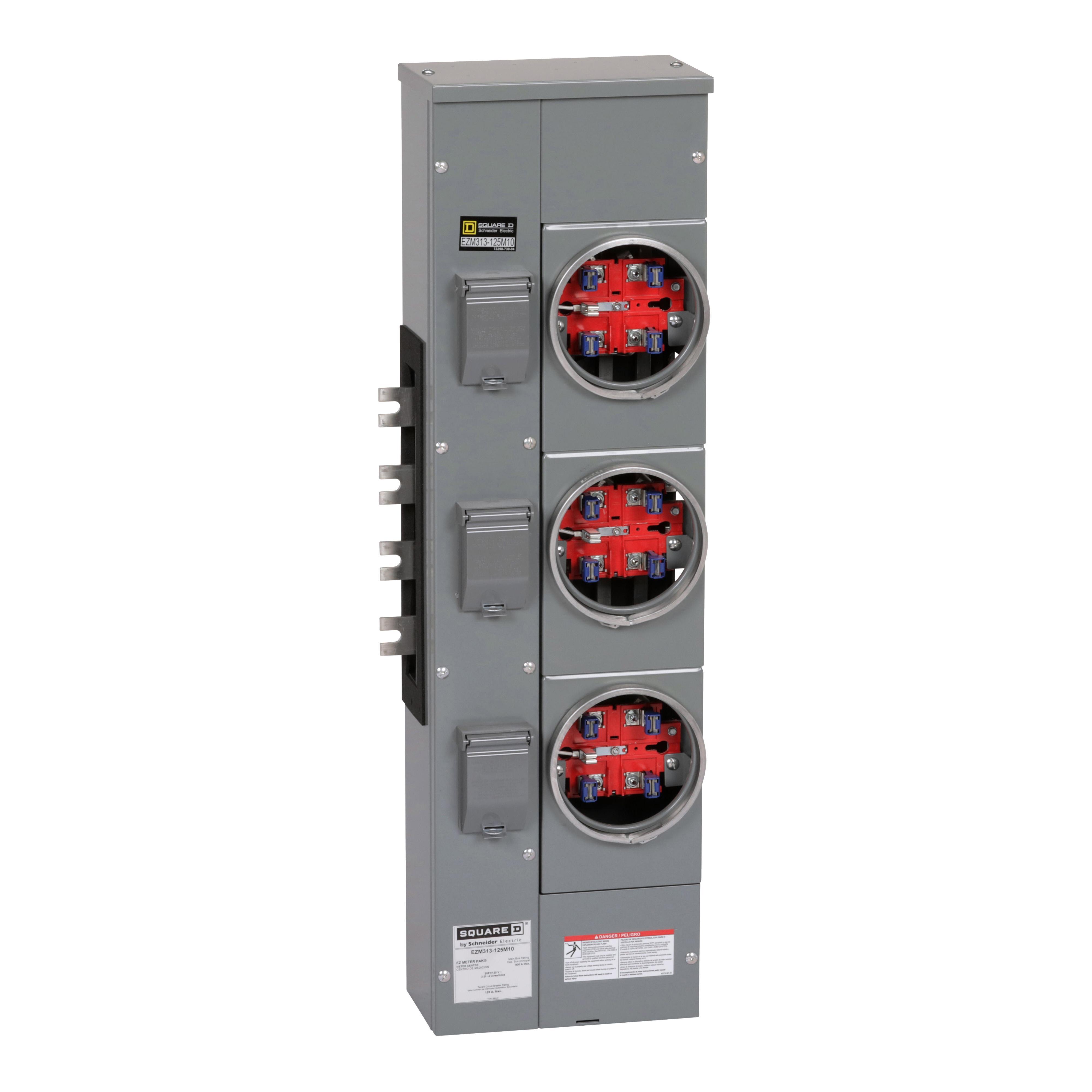 Square D™ EZM313125M10 Meter Sockets - Multi Position