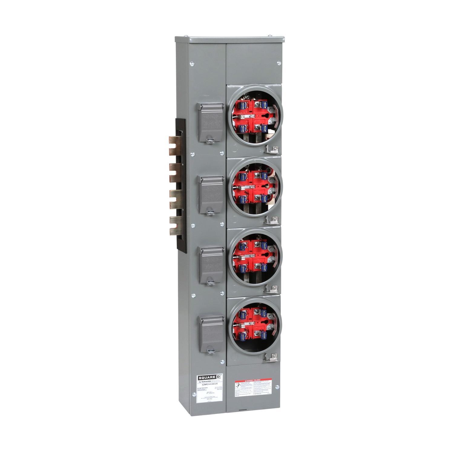 Square D™ EZMR314125CUX Meter Sockets - Multi Position