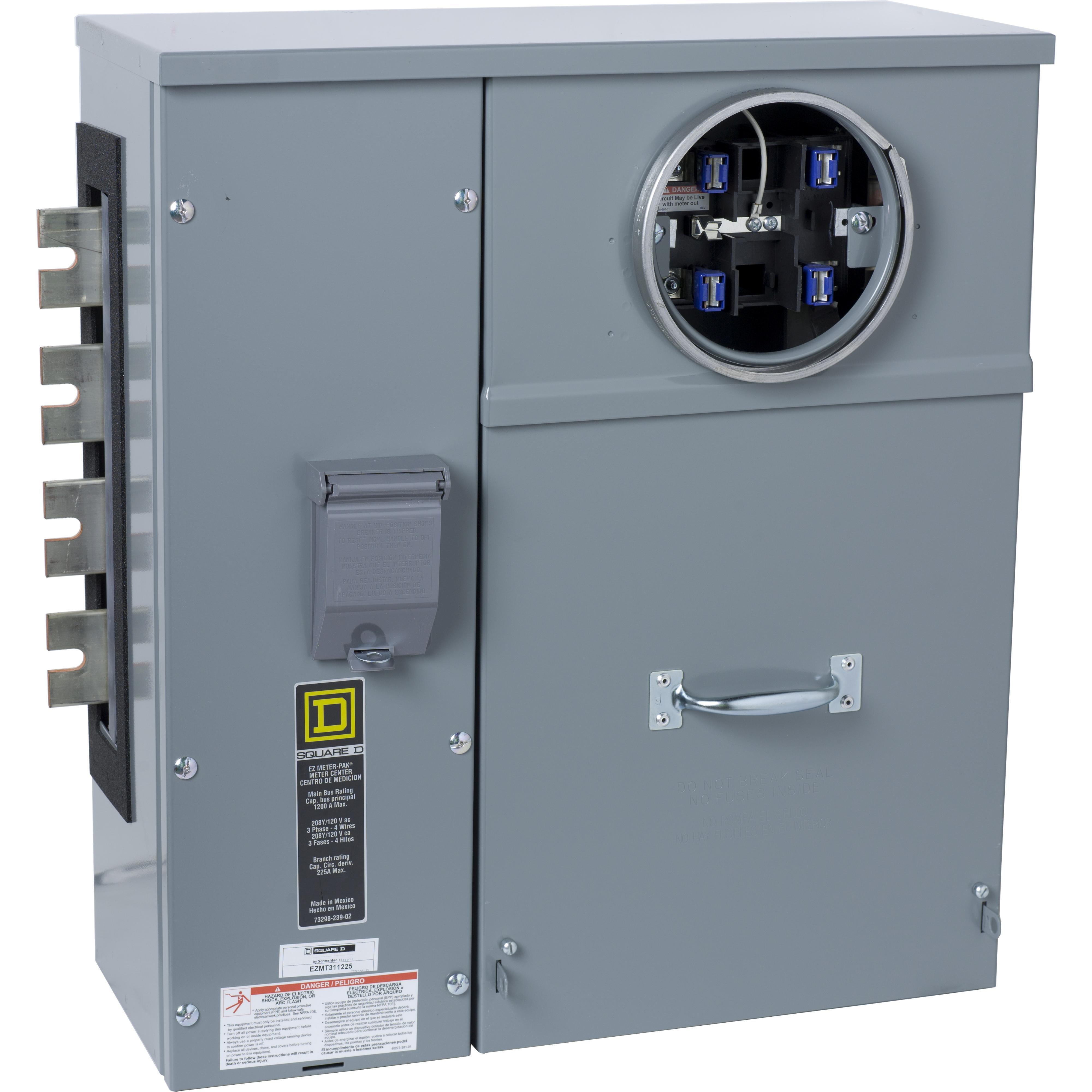 Square D™ EZMT311225 Meter Sockets - Single Position