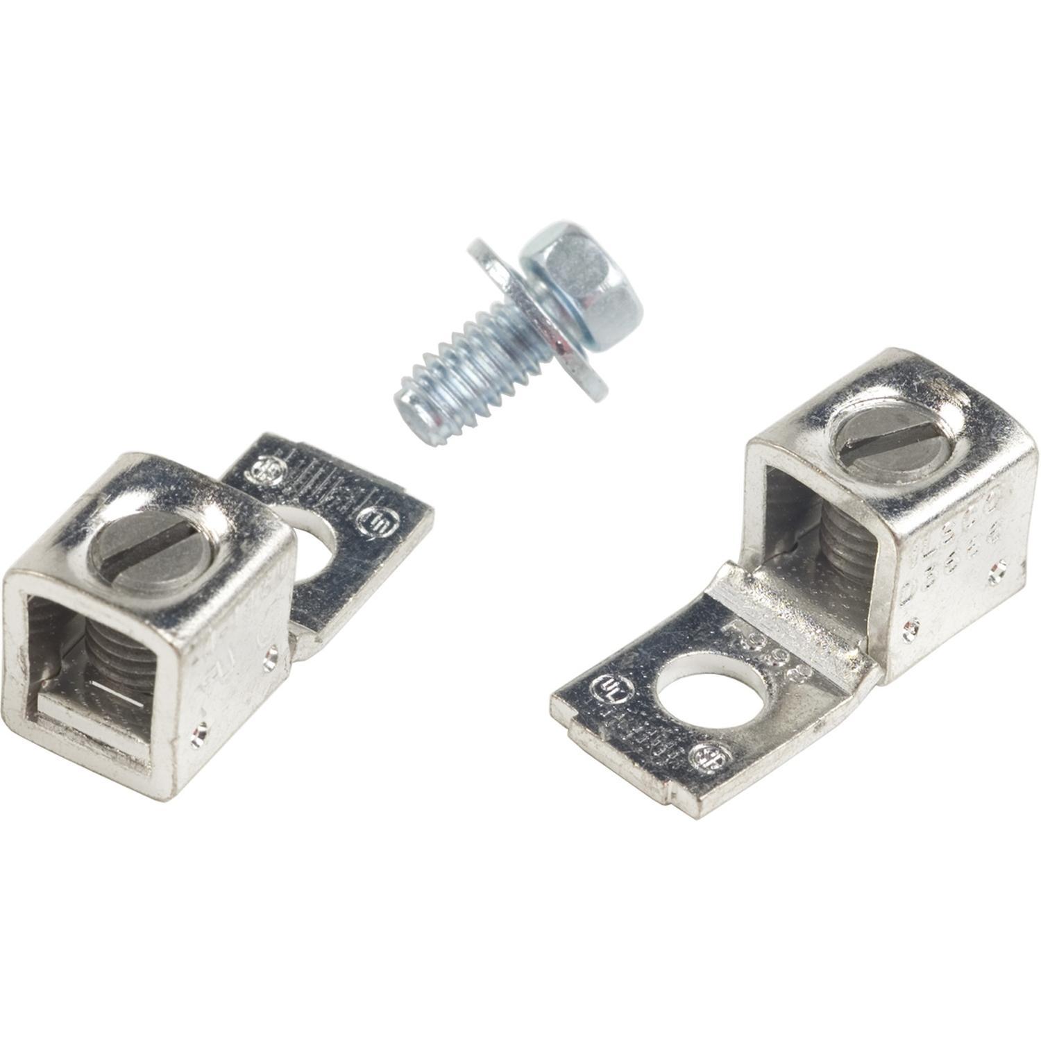 Square D™ GTK03C Field Installable Heavy Duty Equipment Grounding Bar, For Use With F5-F6 Series 60 A Heavy Duty Safety Switch, 240 V AC, 10 to 4 AWG Al, 12 to 2/0 AWG Cu Wire, Copper
