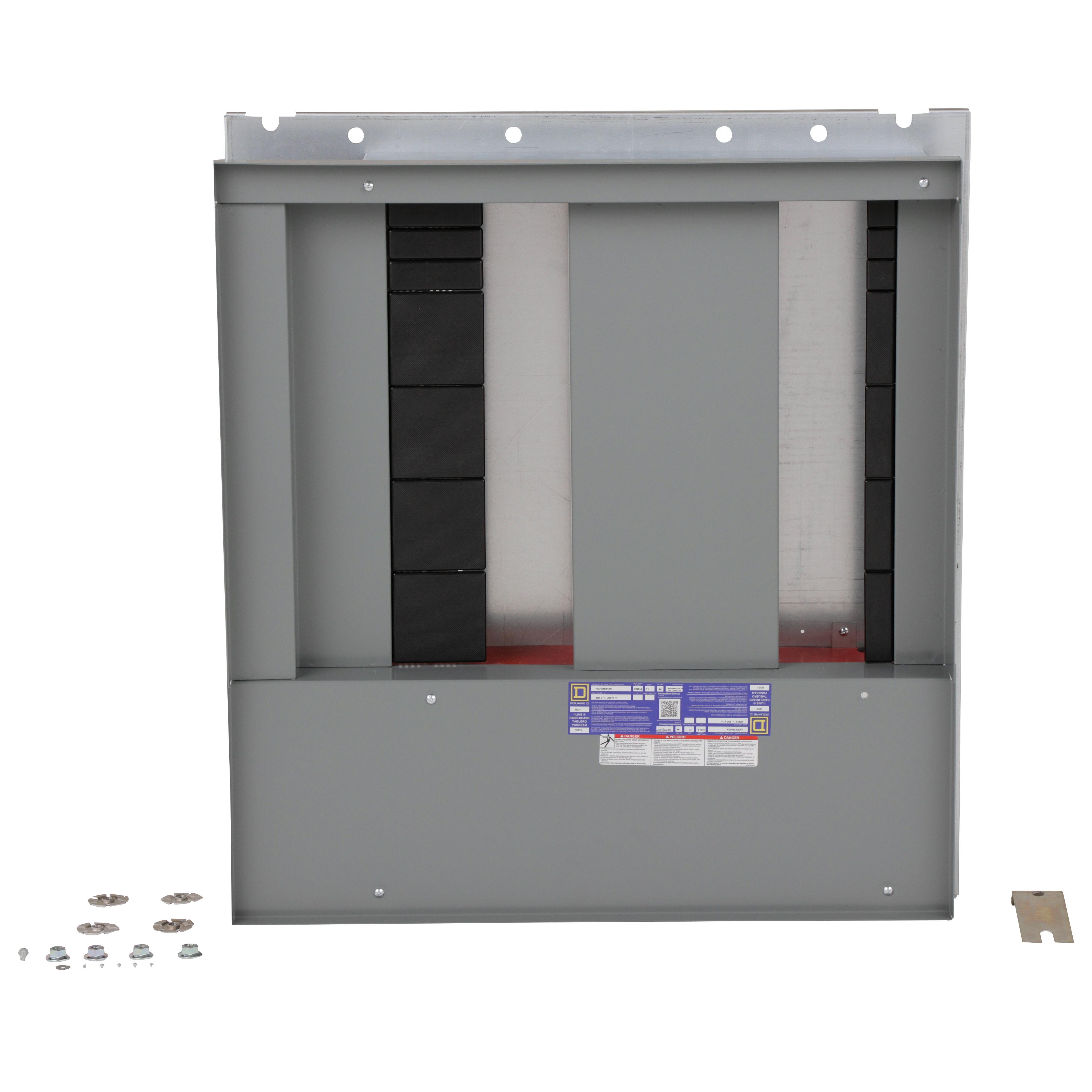 Square D™ I-Line™ HCP235912N Bottom Panelboard Interior, 600 V AC/250 V DC, 1200 A, 45 Spaces, 200 kA SCCR