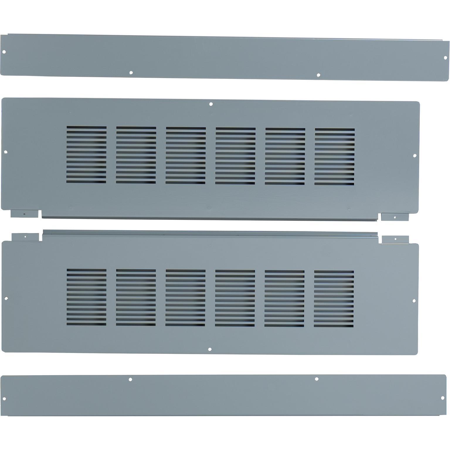 Square D™ HCW68TS HCW 4-Piece Bottom Feed standard Trim Front, 68 in L x 42 in W, For Use With I-Line™ HCP 3-Pole Main Lug and Main Circuit Breaker Panelboard, Surface Mount