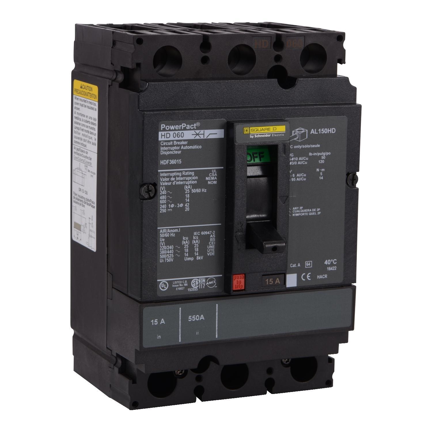 Square D™ HDF36045 Molded Case Circuit Breakers