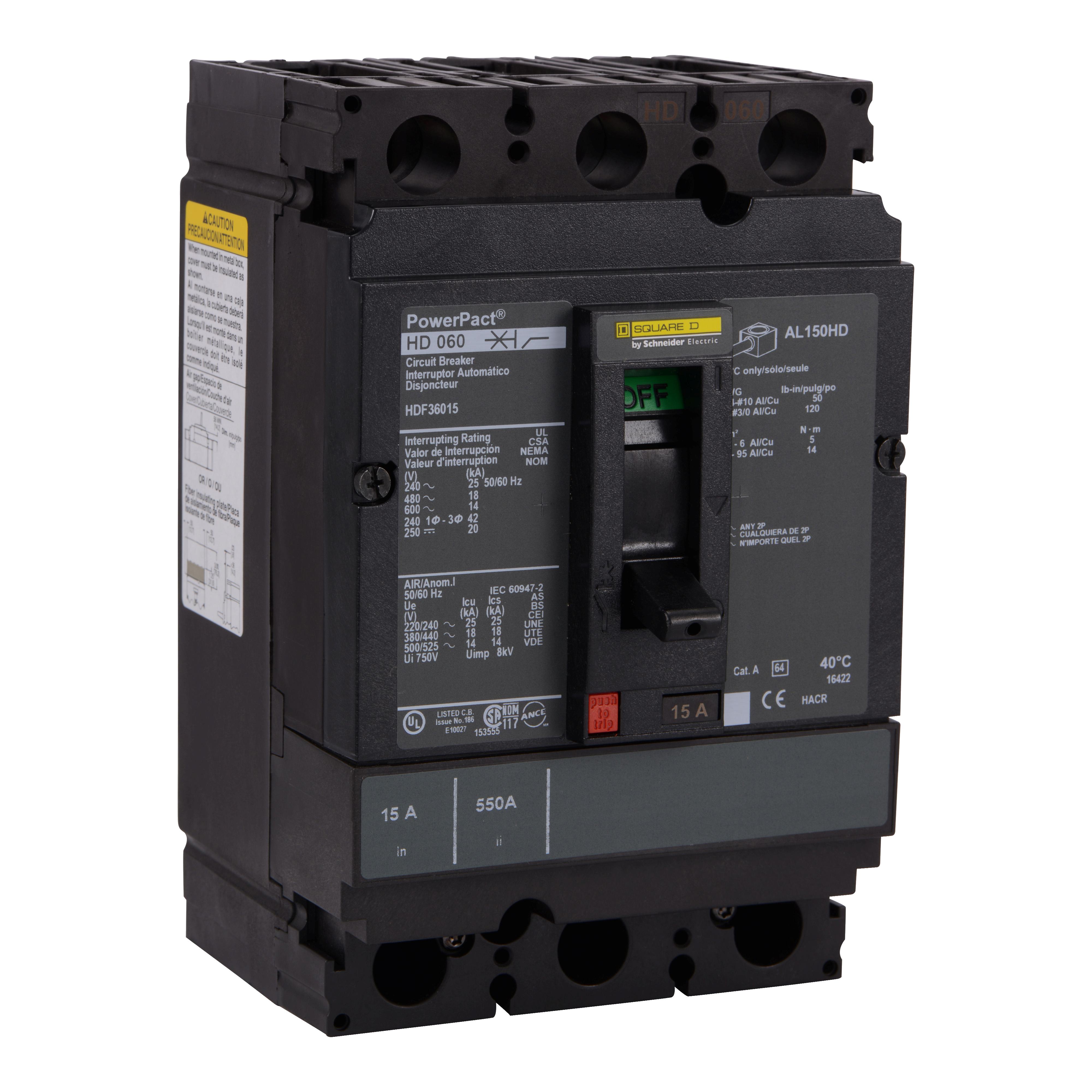Square D™ HDF36050 Molded Case Circuit Breakers
