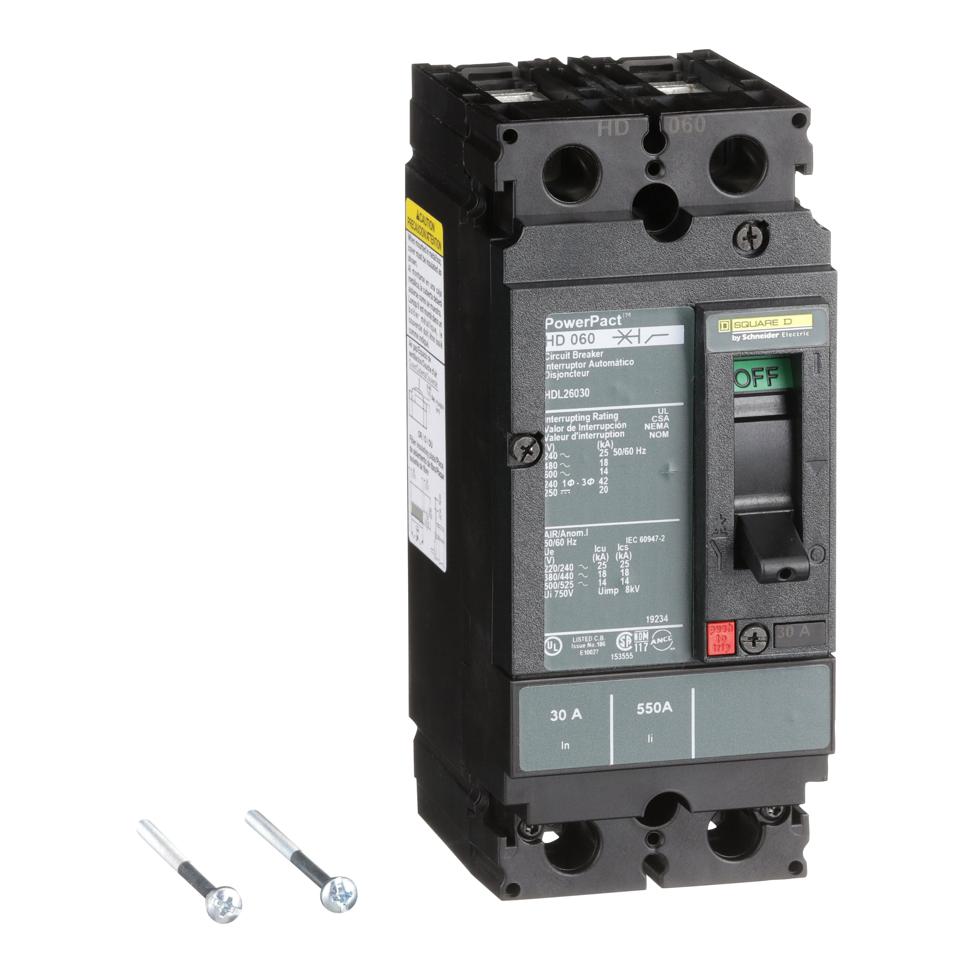 Square D™ HDL26030 Molded Case Circuit Breakers