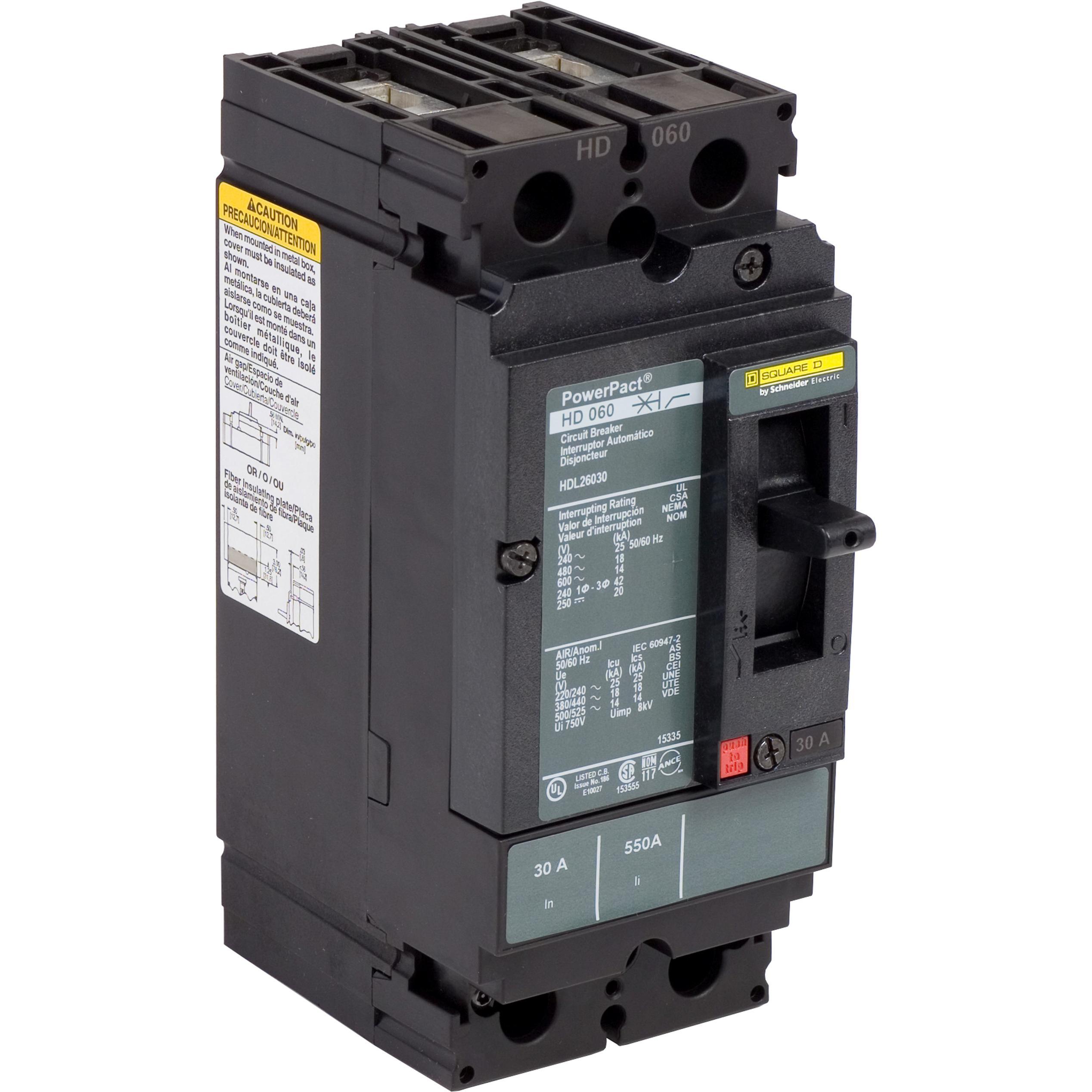 Square D™ HDL26030C Molded Case Circuit Breakers