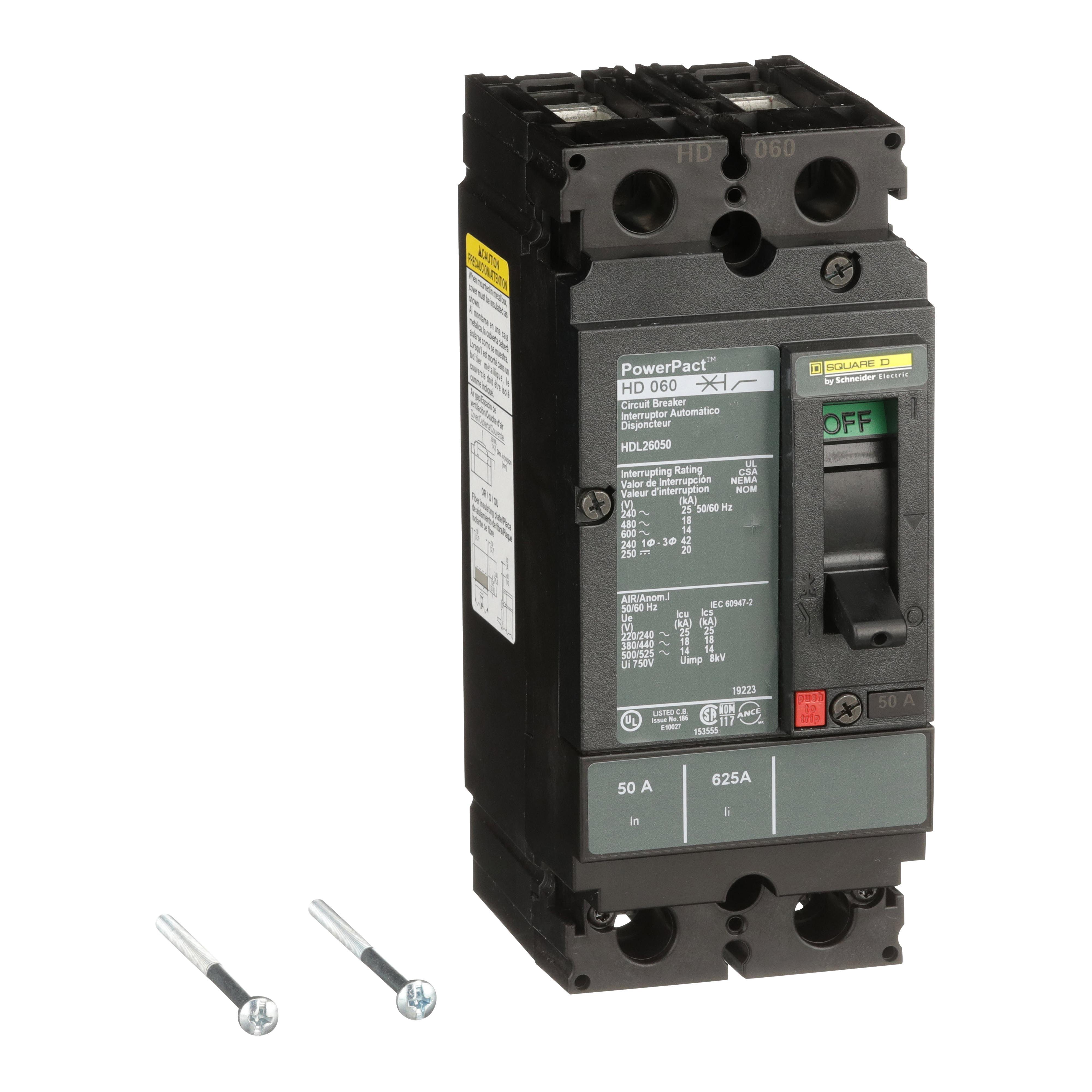 Square D™ HDL26050 Molded Case Circuit Breakers