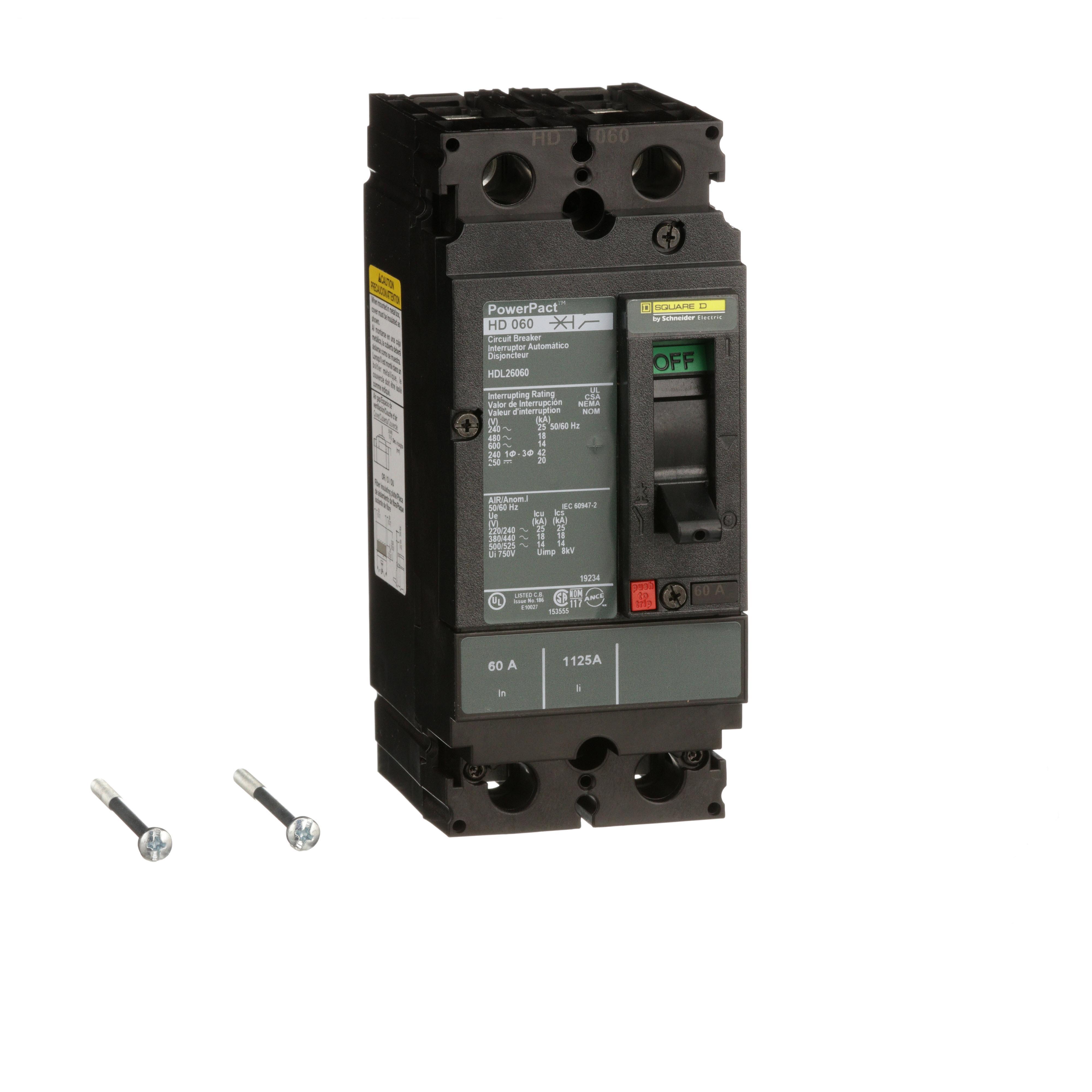 Square D™ HDL26060 Molded Case Circuit Breakers
