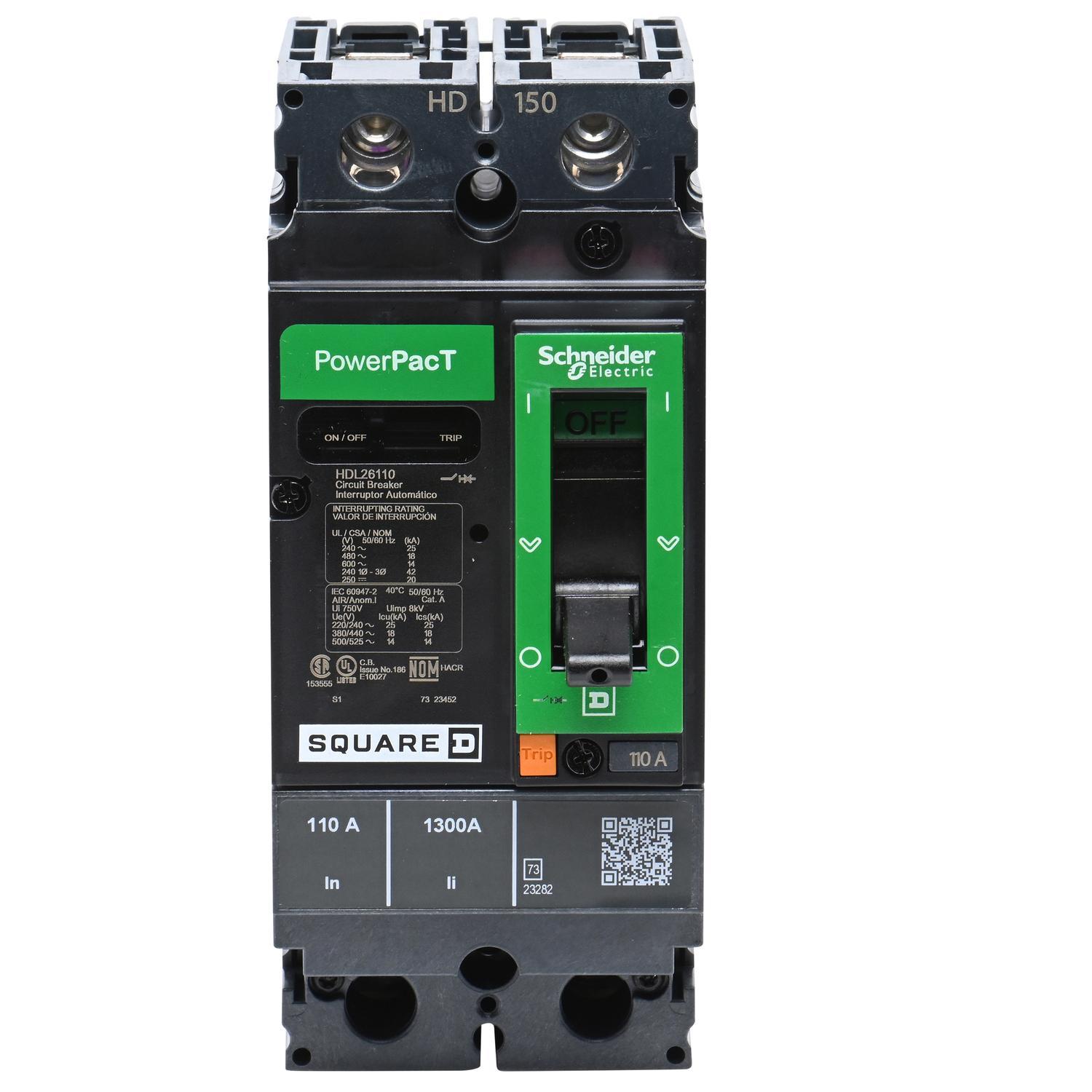 Square D™ HDL26110 Molded Case Circuit Breakers