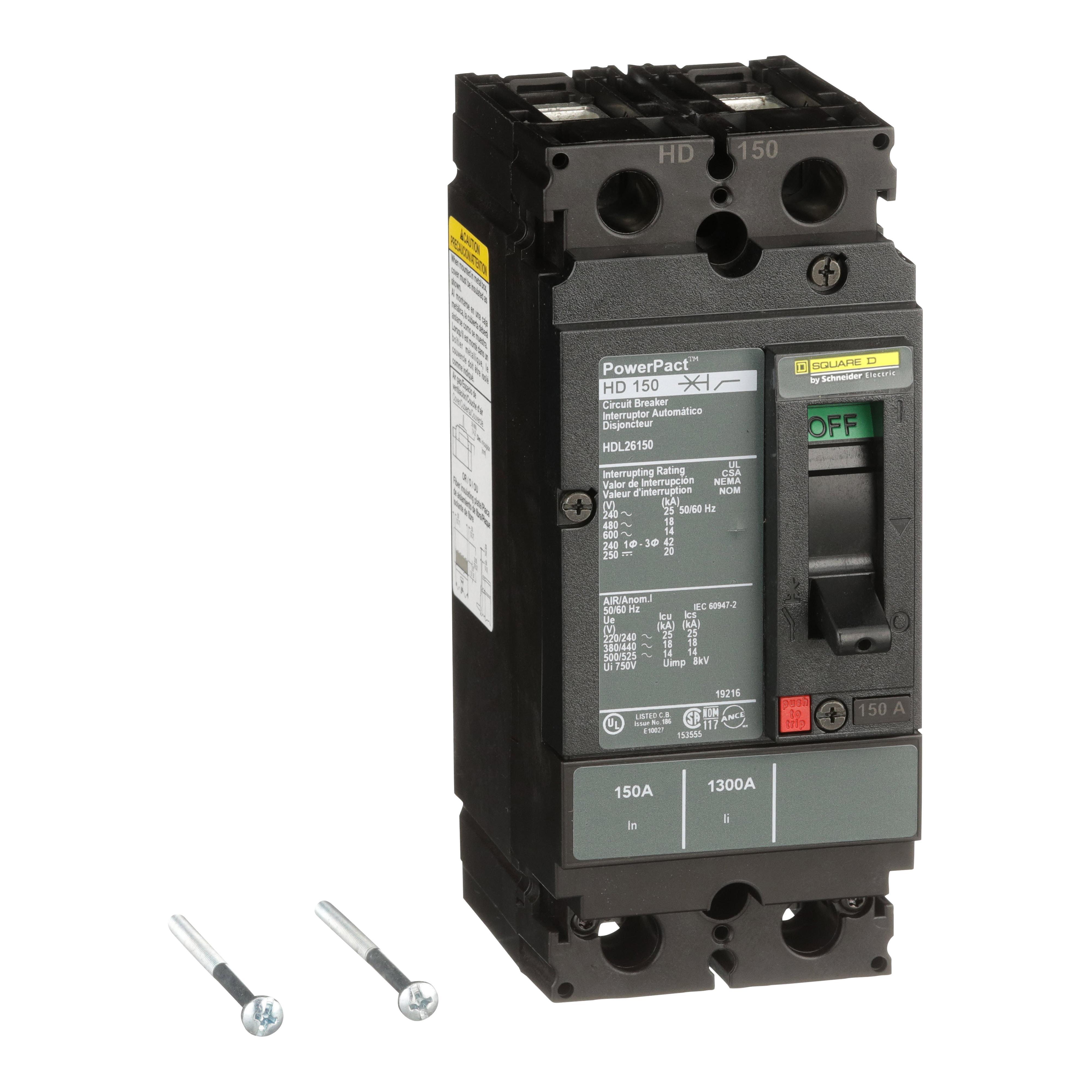 Square D™ HDL26150 Molded Case Circuit Breakers