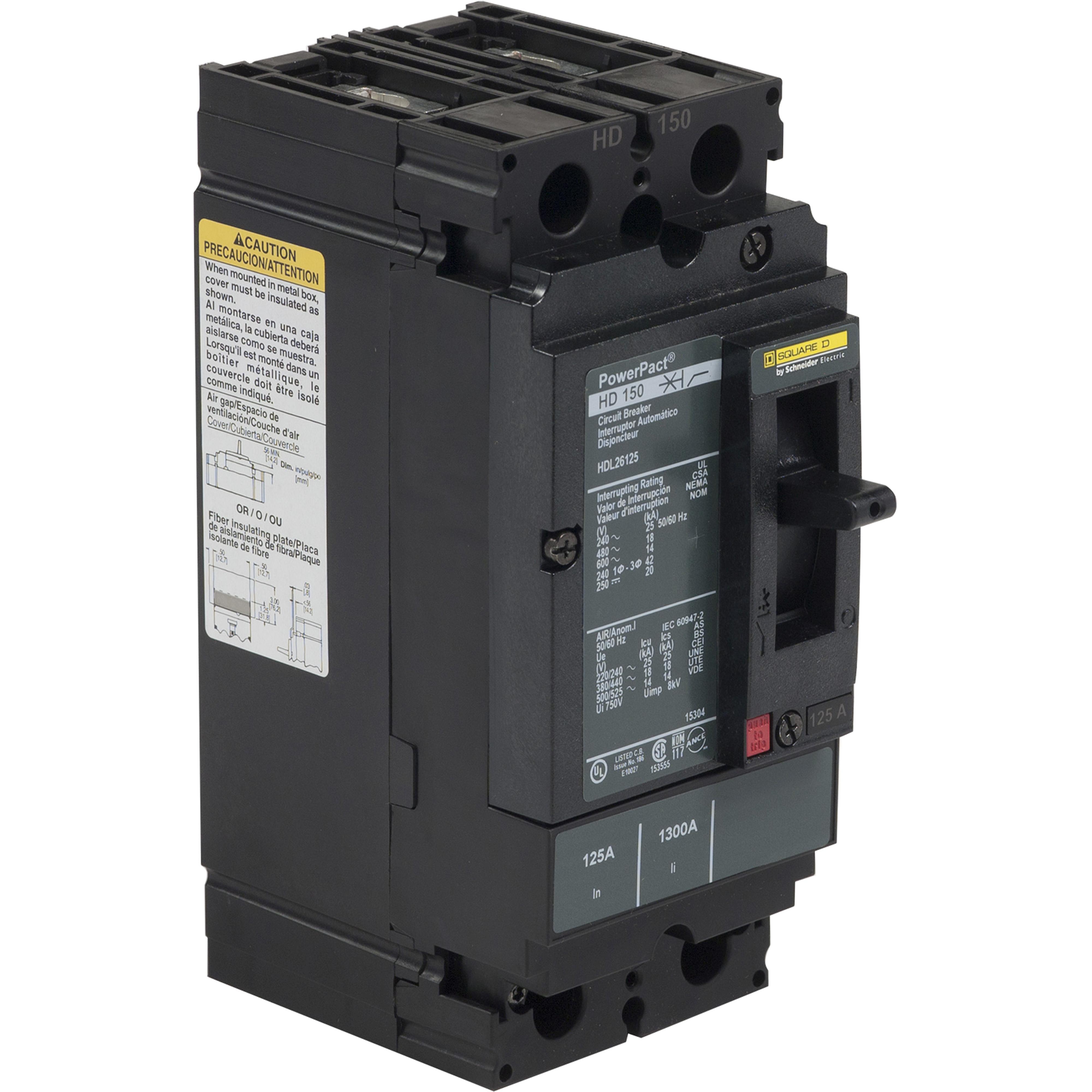 Square D™ HDL26150C Molded Case Circuit Breakers