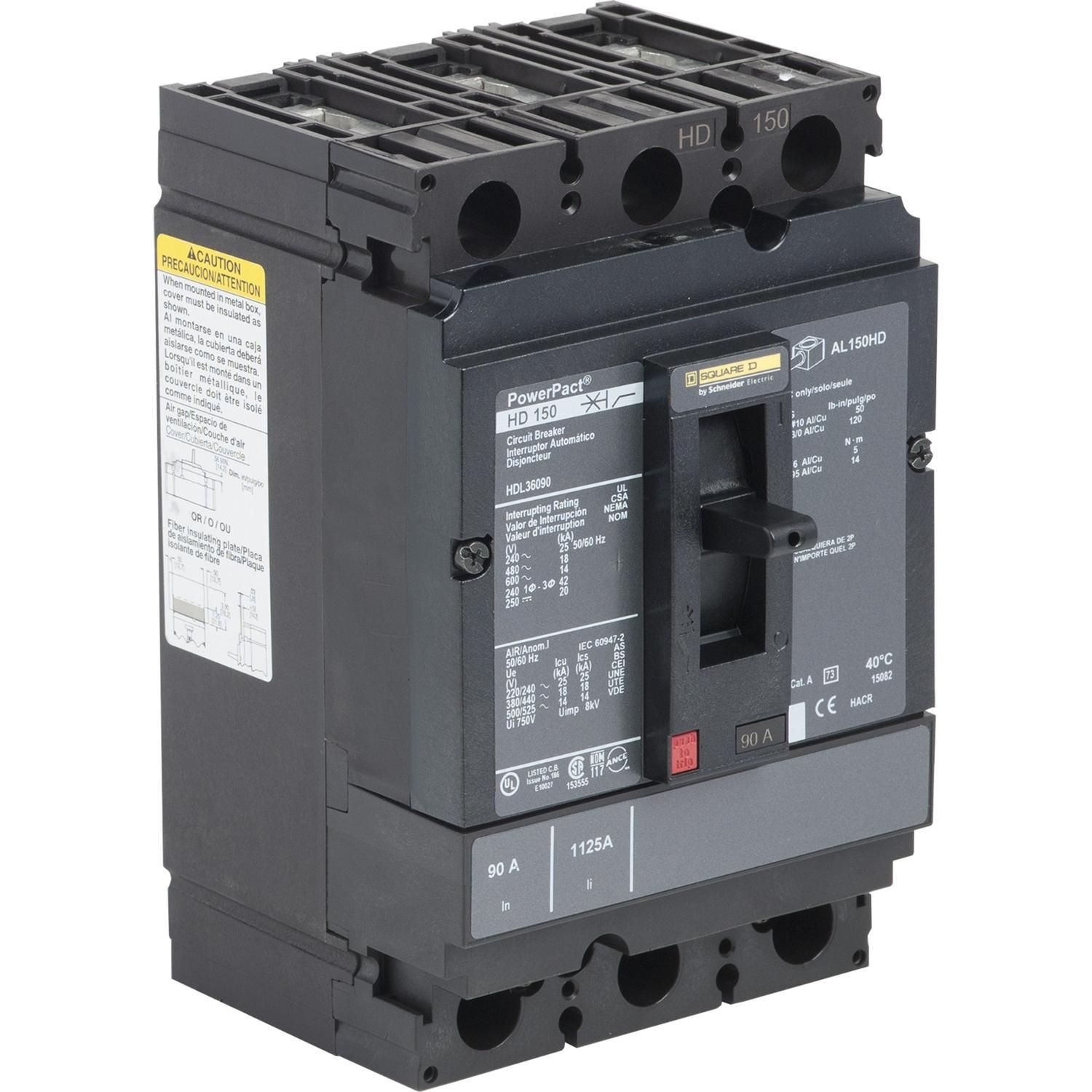 Square D™ HDL36090C Molded Case Circuit Breakers
