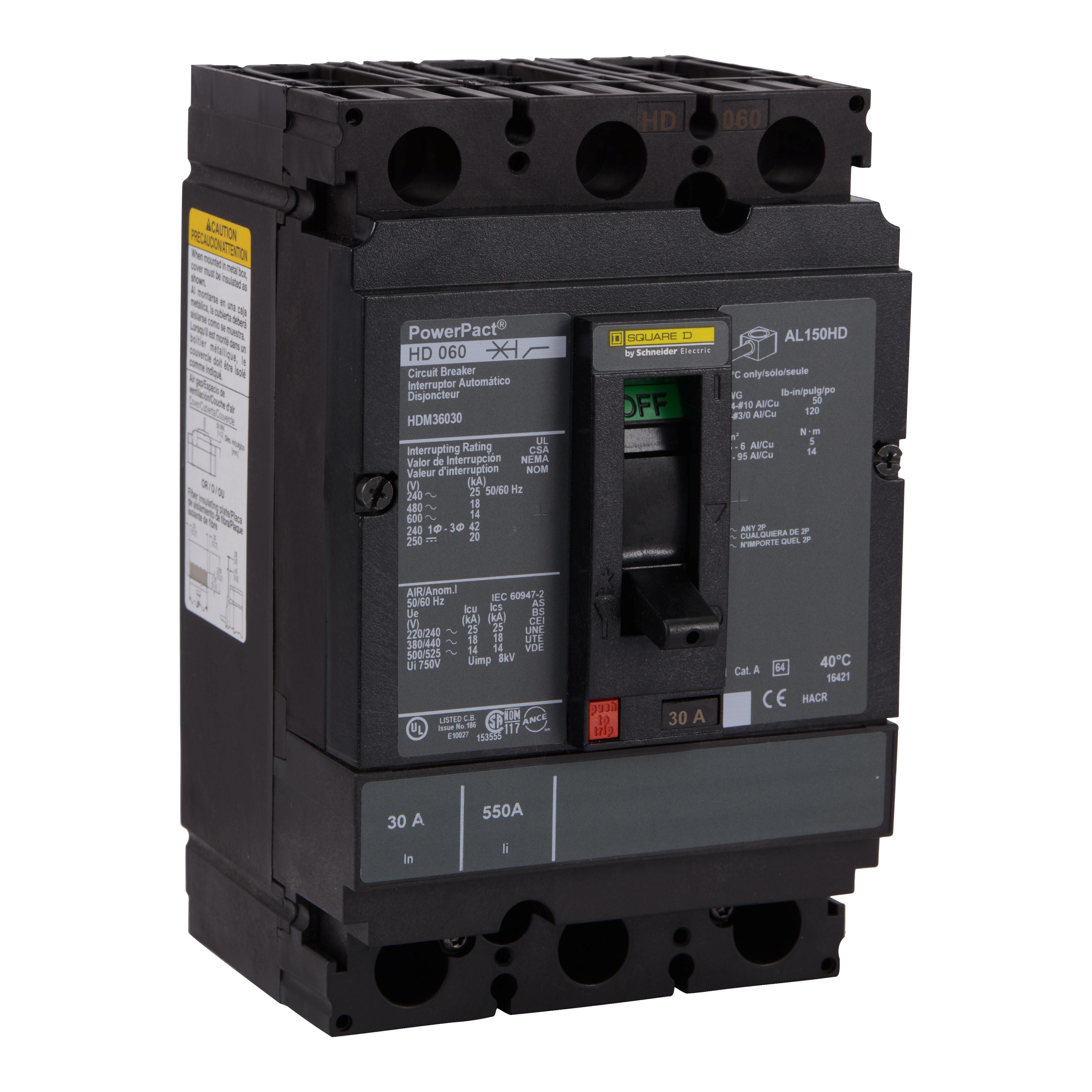 Square D™ HDM36100 Molded Case Circuit Breakers