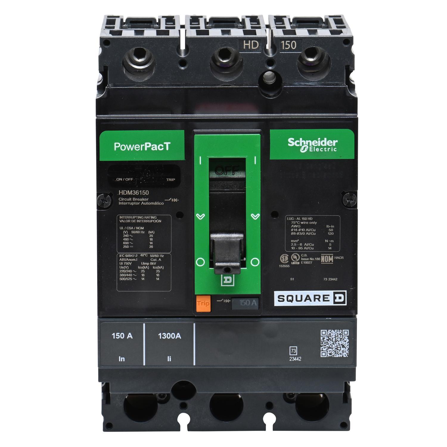 Square D™ HDM36150 Molded Case Circuit Breakers