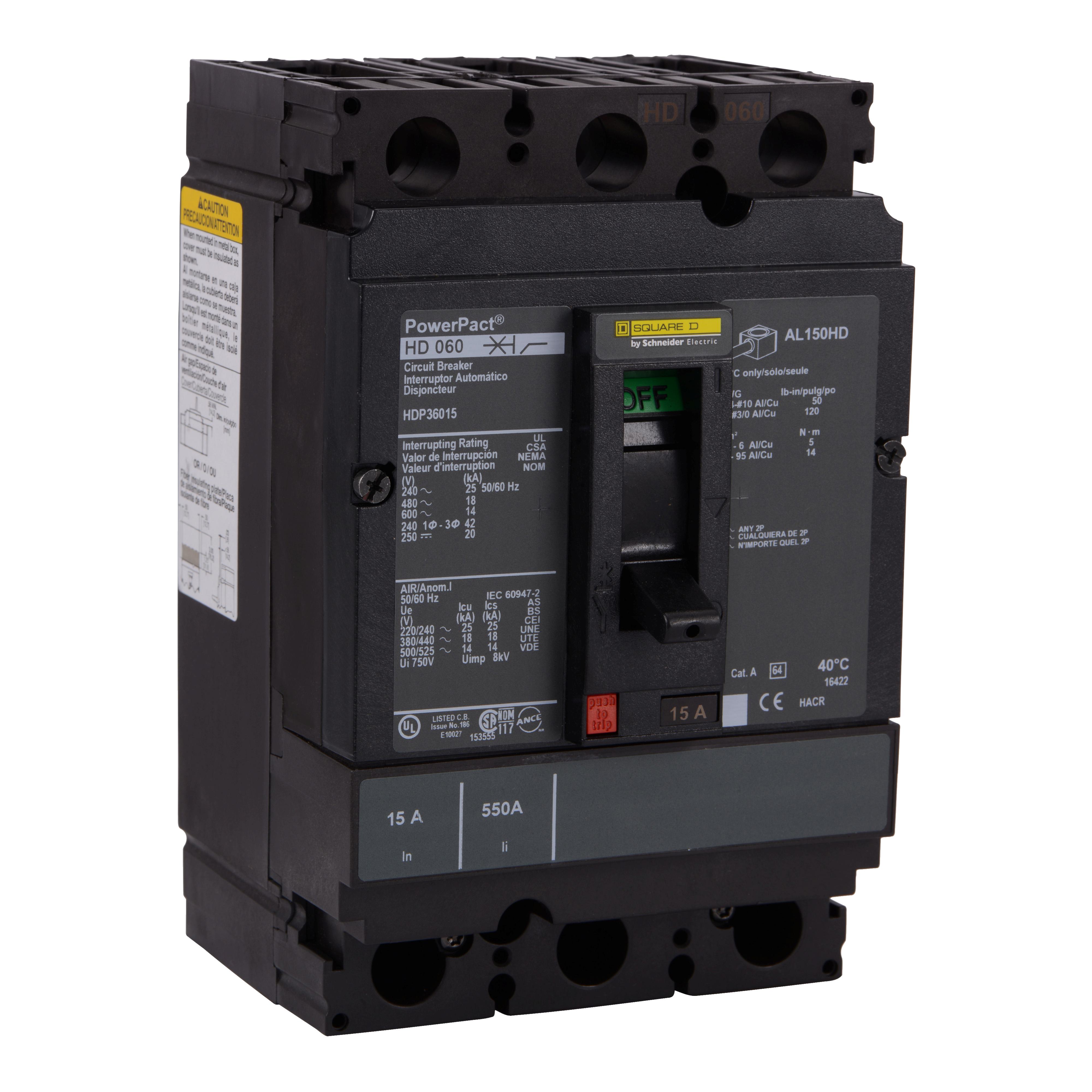 Square D™ HDP36050 Molded Case Circuit Breakers