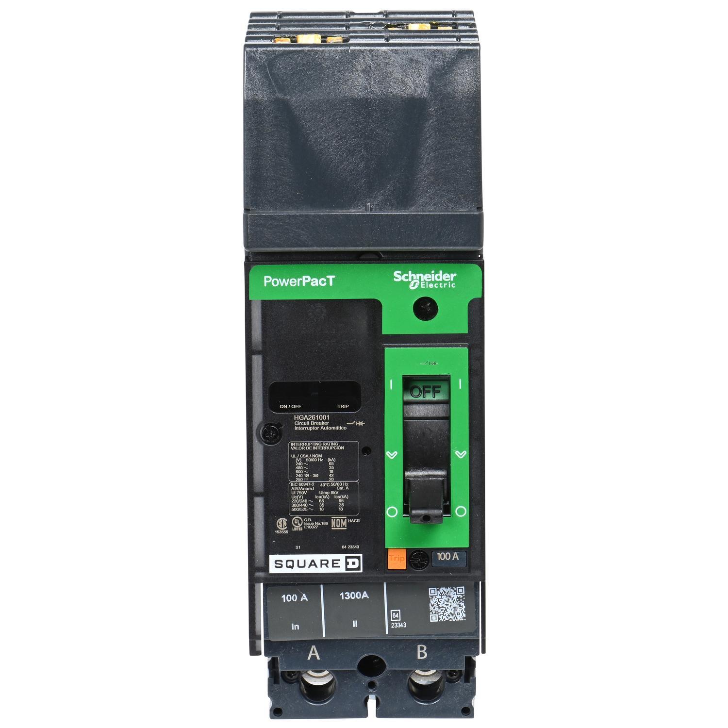Square D™ HGA261001 Molded Case Circuit Breakers