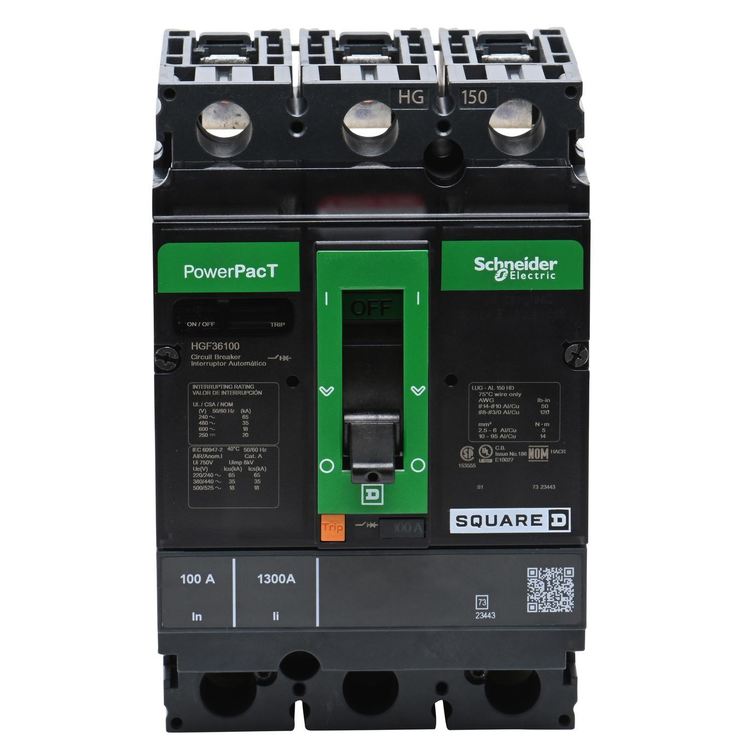 Square D™ HGF36100 Molded Case Circuit Breakers