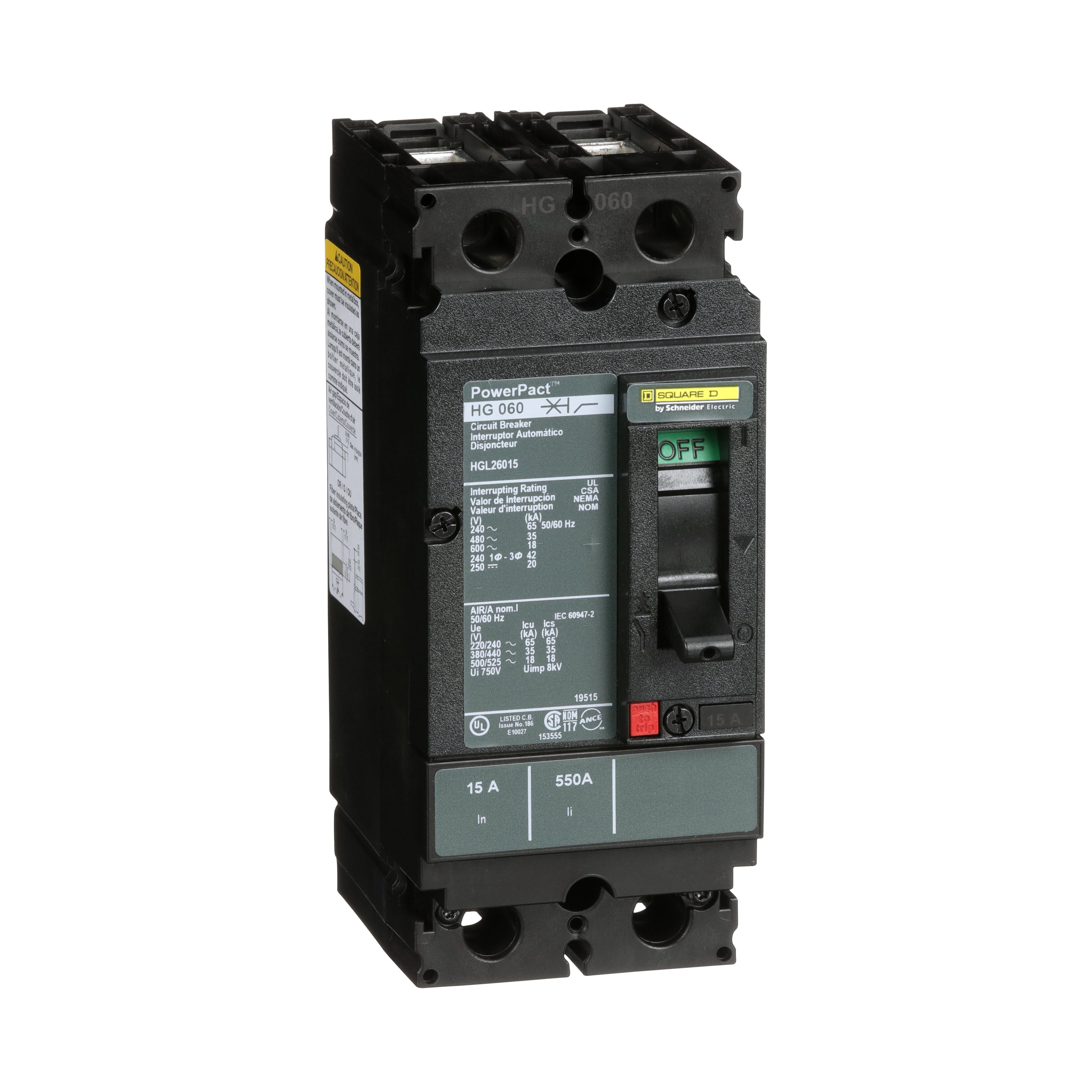 Square D™ HGL26015 Molded Case Circuit Breakers