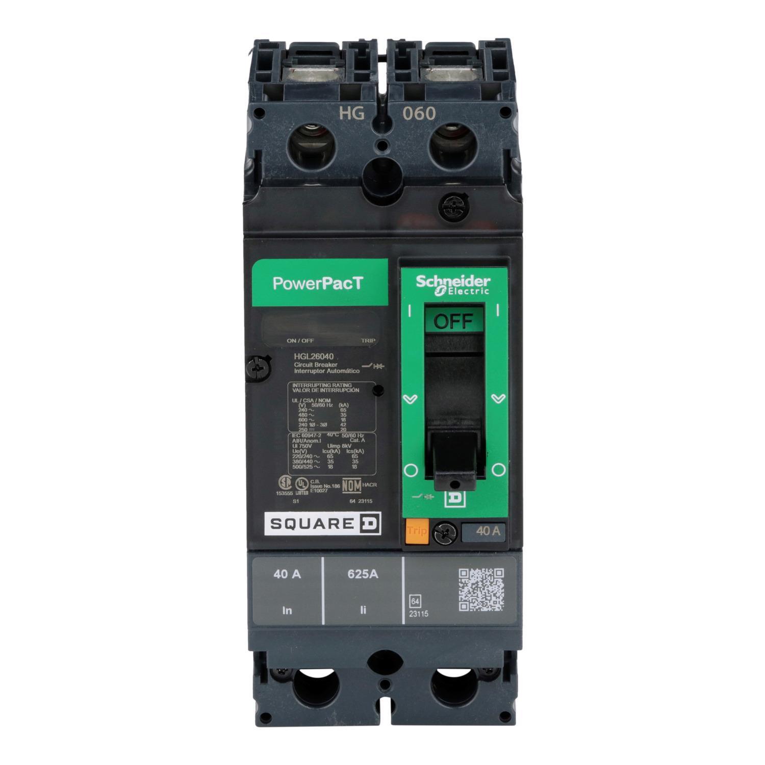 Square D™ HGL26040 Molded Case Circuit Breakers