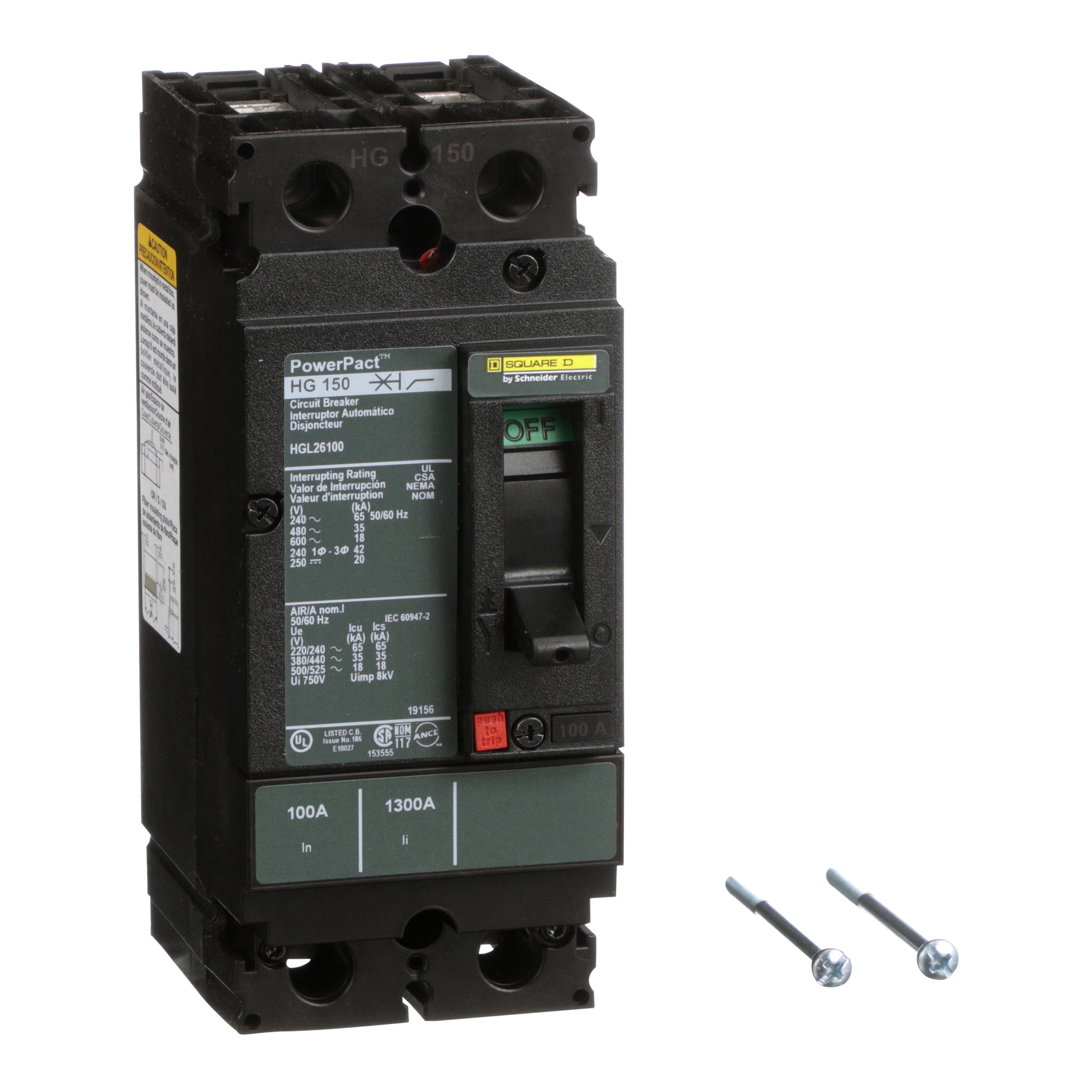 Square D™ HGL26100 Molded Case Circuit Breakers