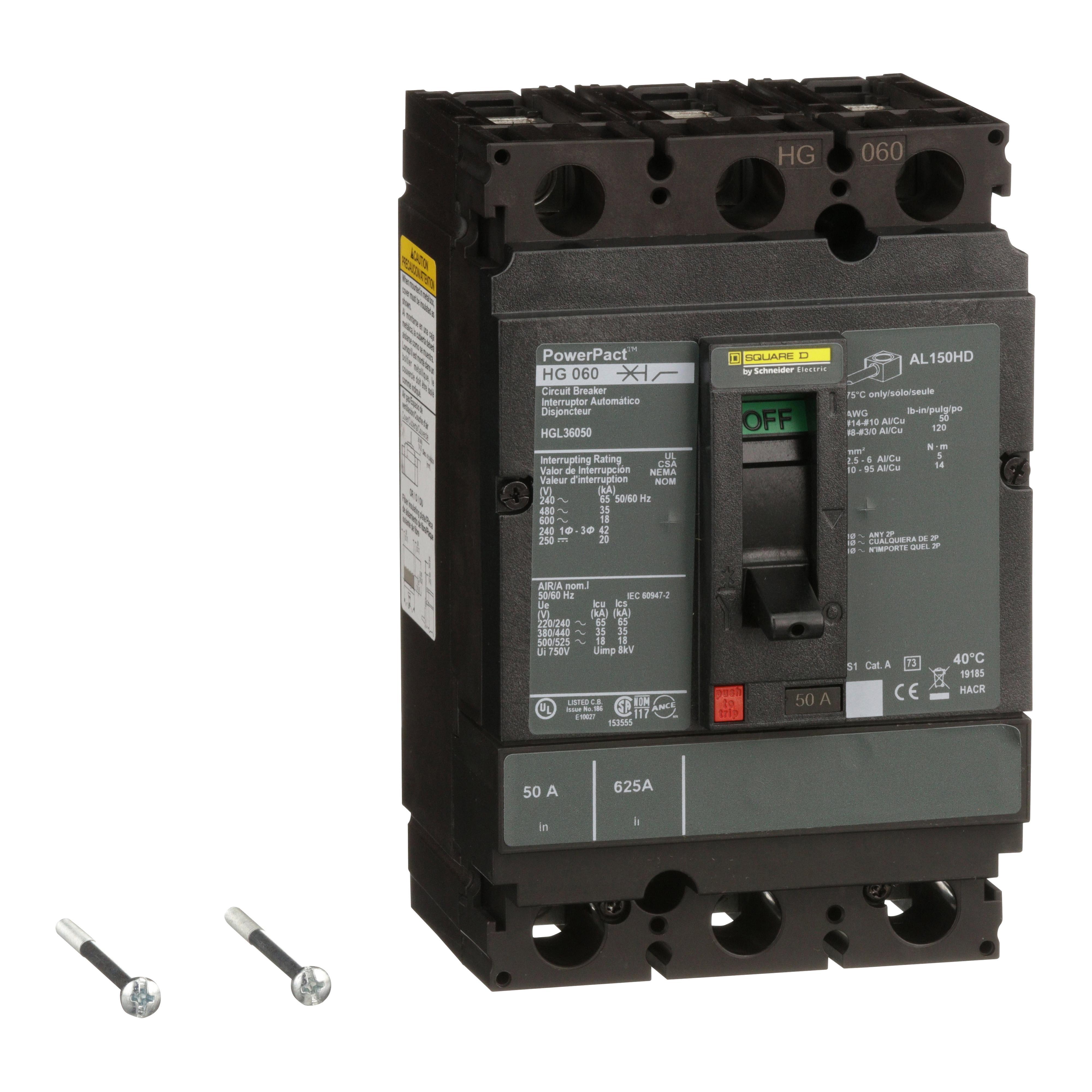 Square D™ HGL36050 Molded Case Circuit Breakers