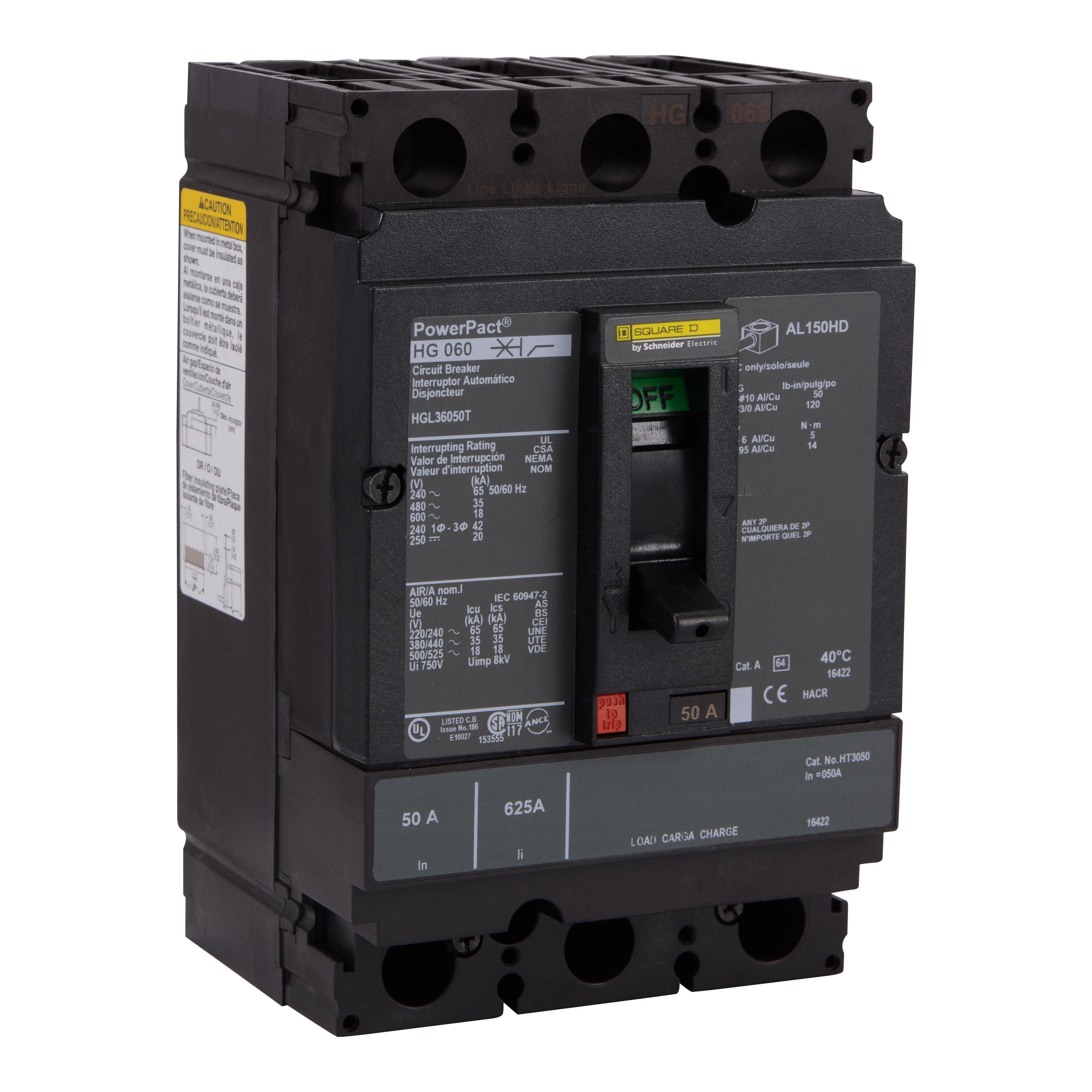Square D™ HGL36050T Molded Case Circuit Breakers