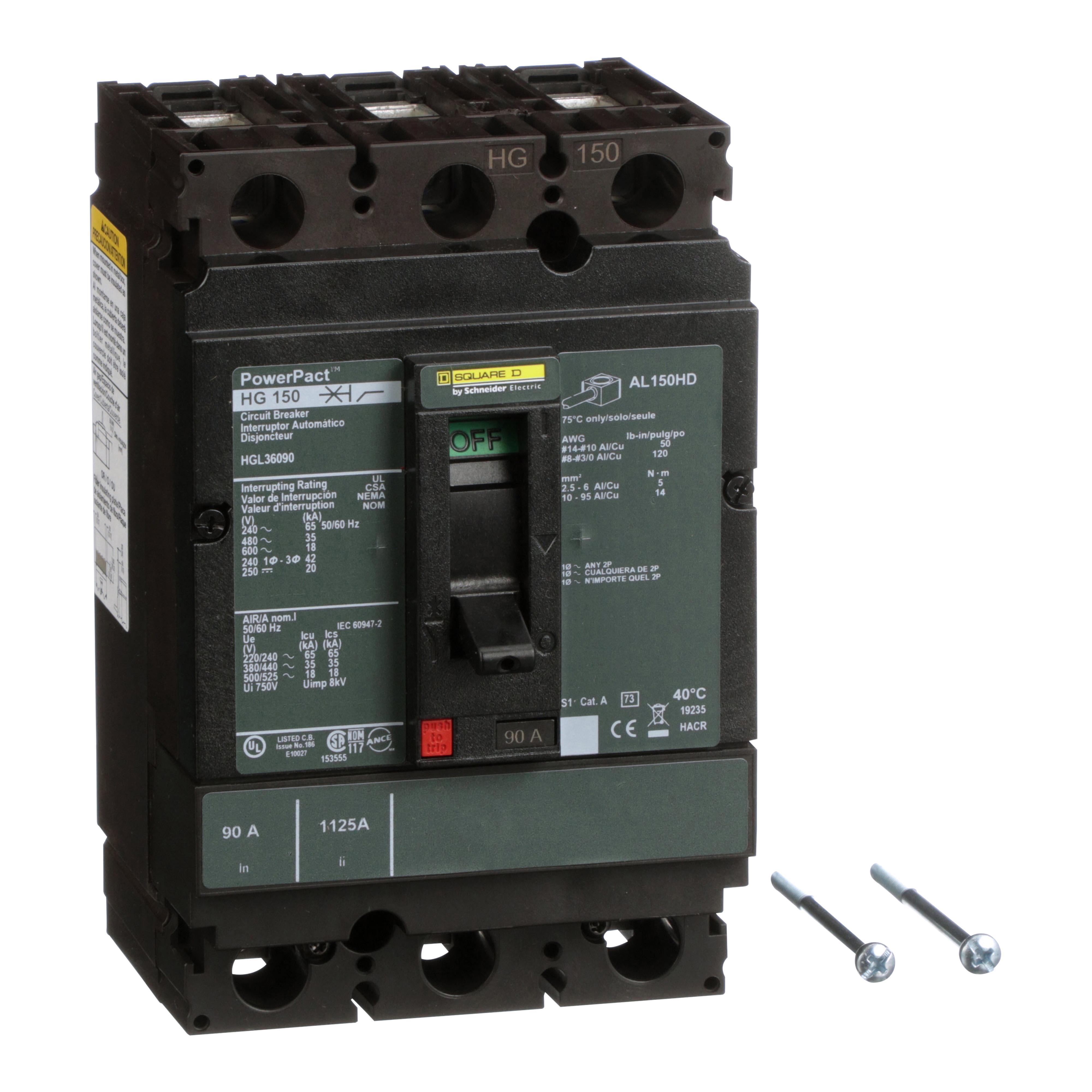 Square D™ HGL36090 Molded Case Circuit Breakers