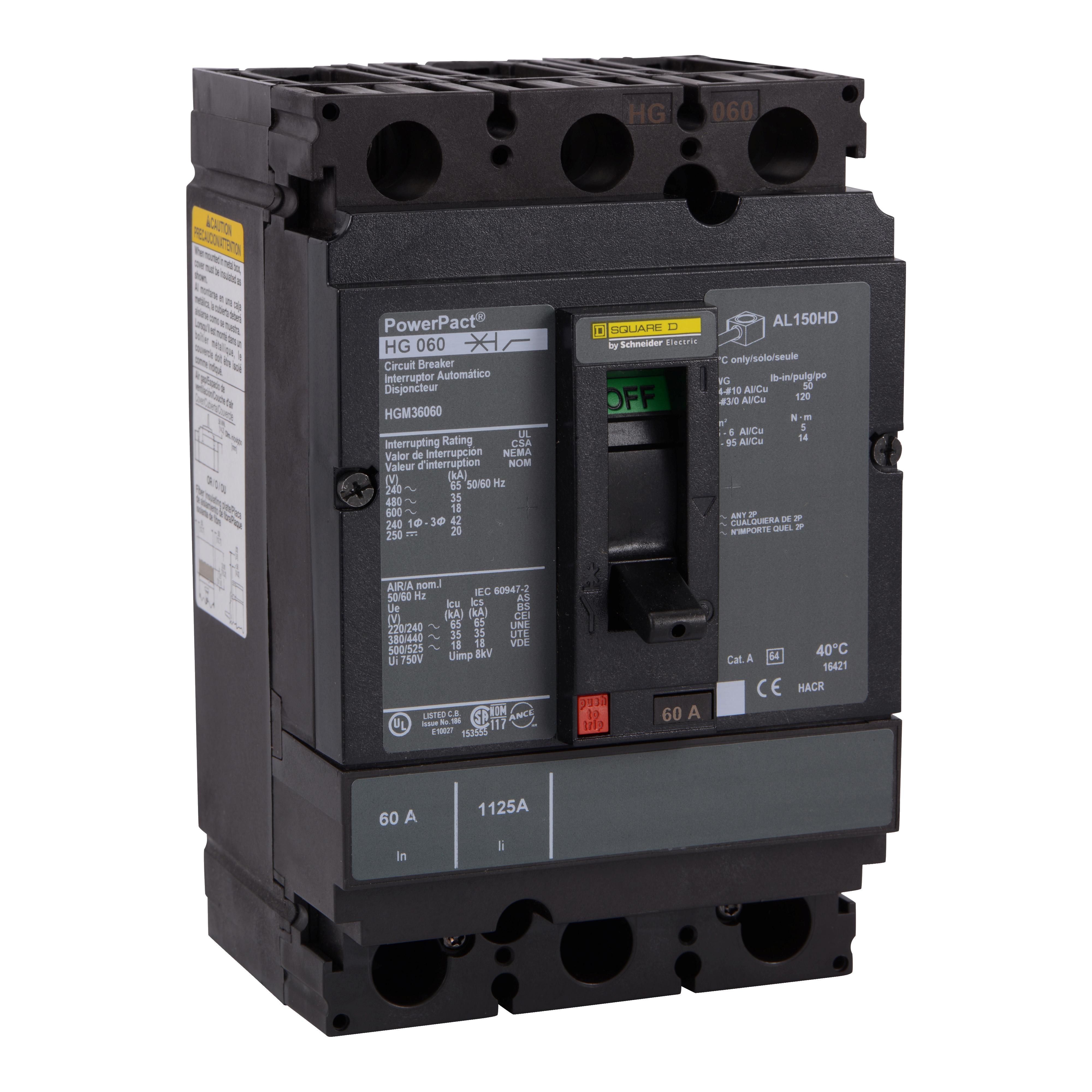 Square D™ HGM36070 Molded Case Circuit Breakers