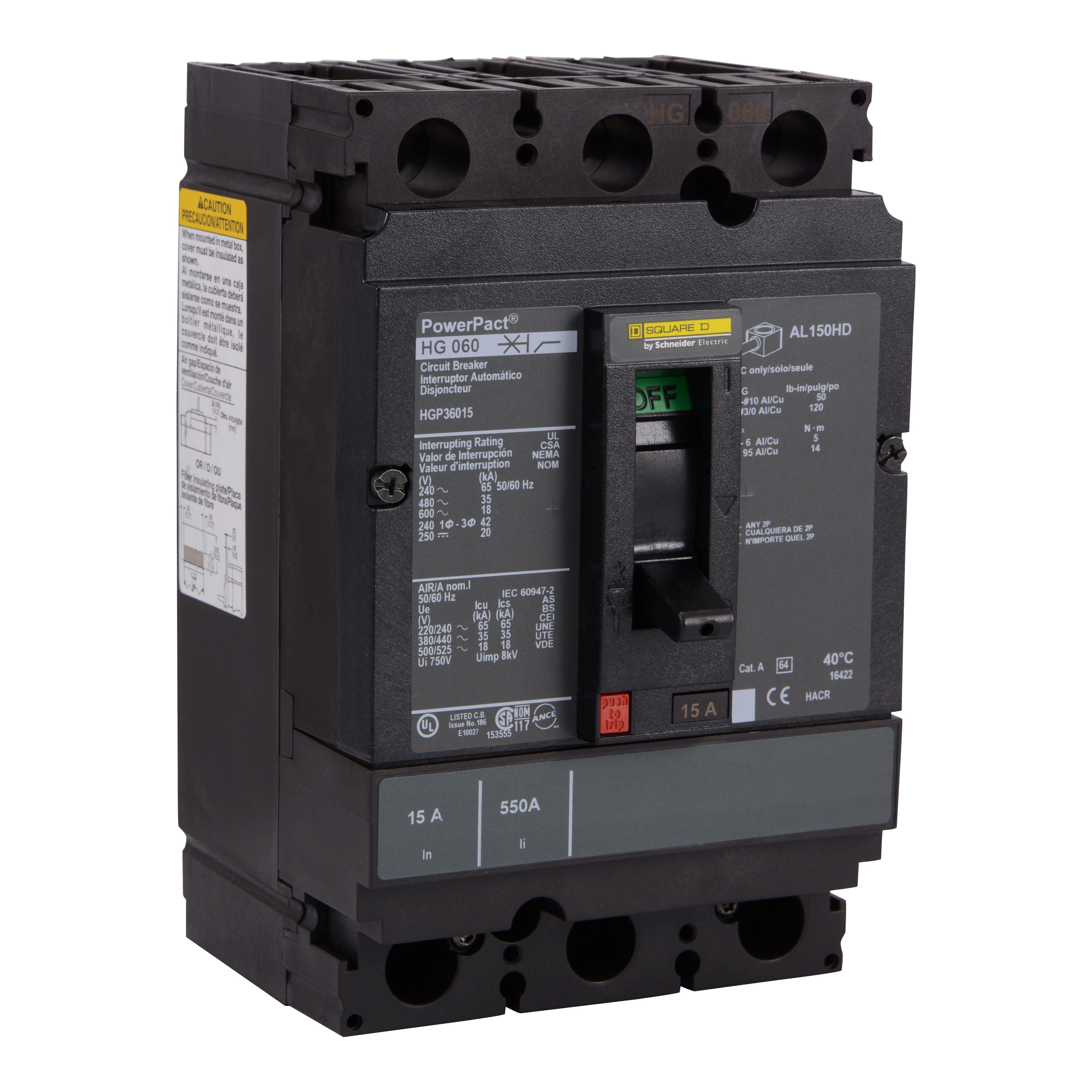 Square D™ HGP36090 Molded Case Circuit Breakers