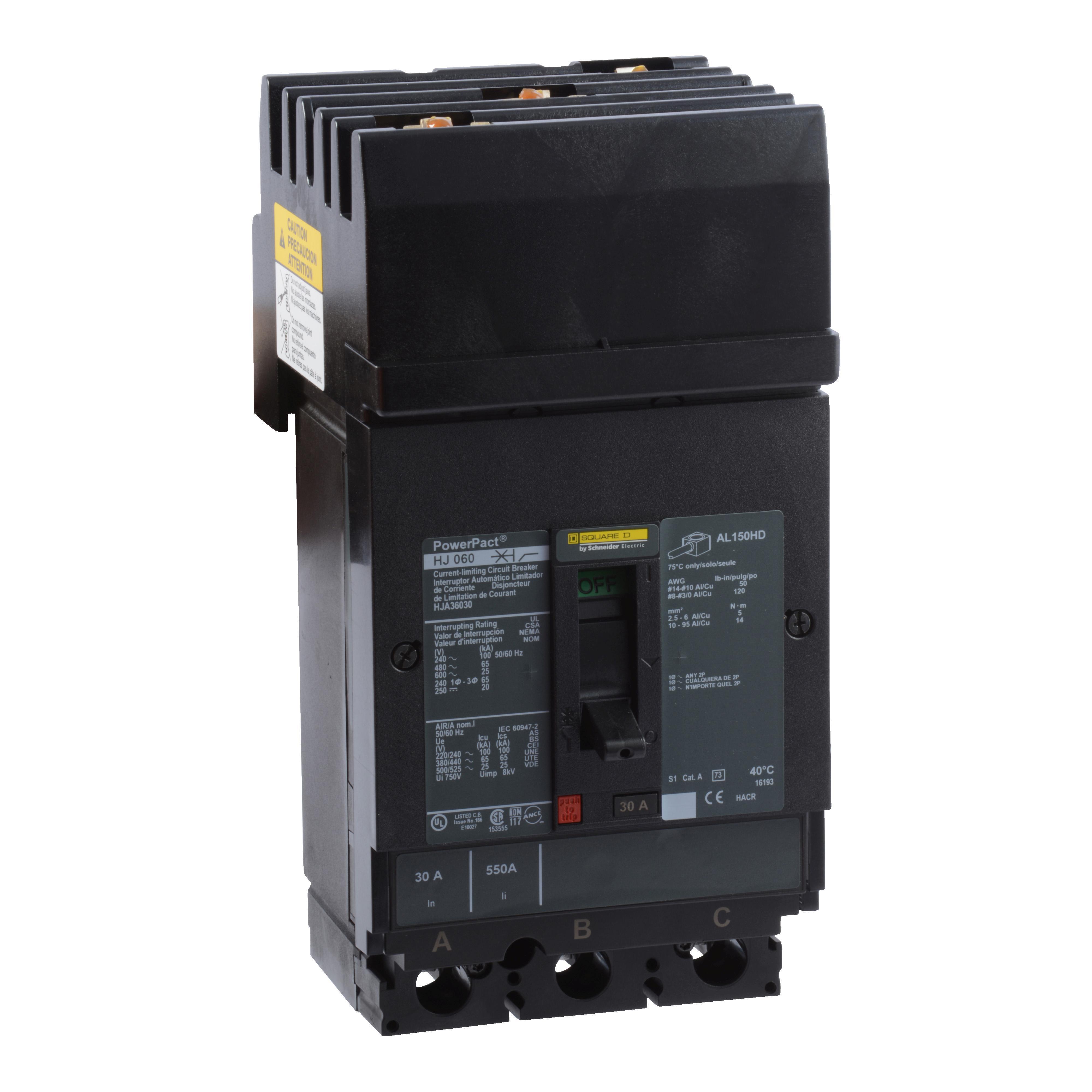 Square D™ HJA36035SA Molded Case Circuit Breakers